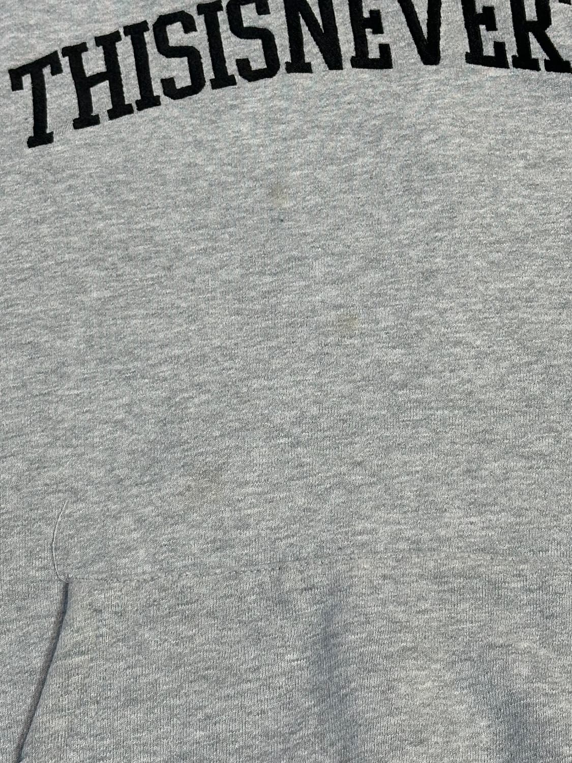 디스이즈네버댓 아치로고 후드티 그레이 상품이미지4