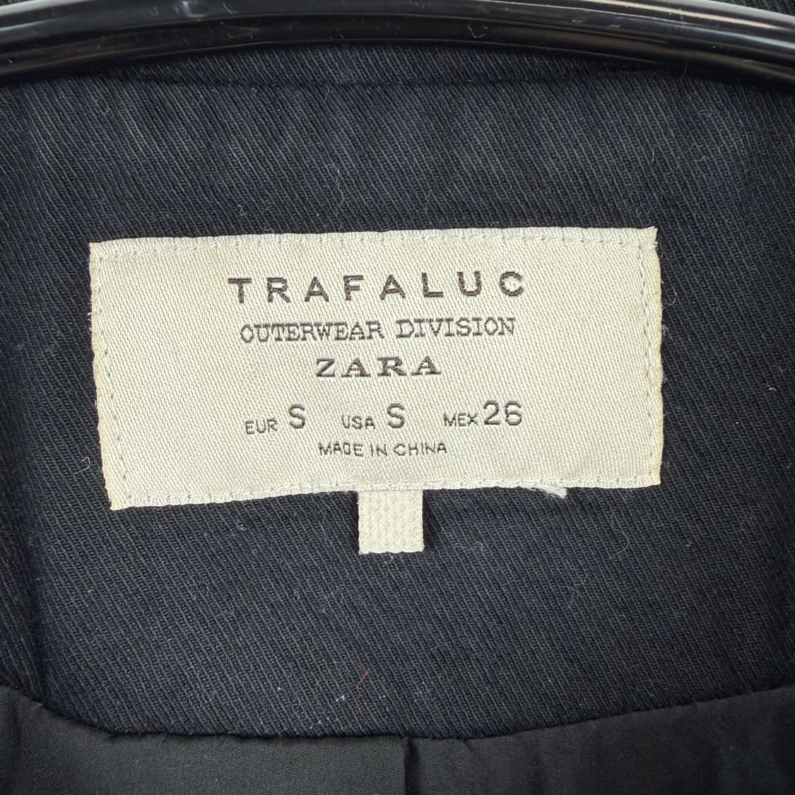 (S) 자라 우먼스 나일론 봄버자켓 블랙 상품이미지3