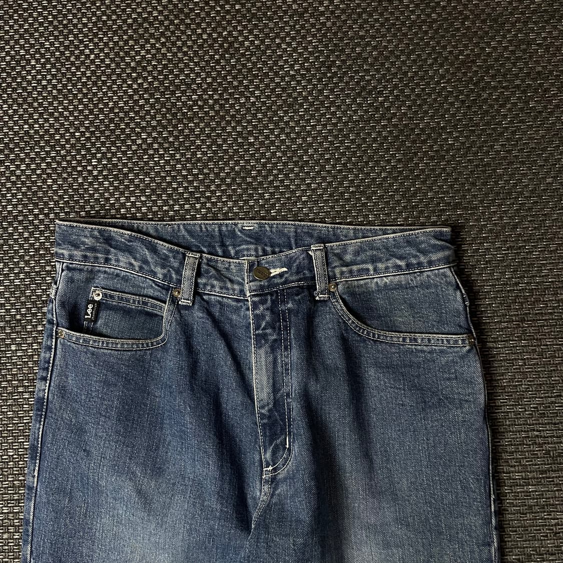 (31) Lee 리 중청 워싱 컷팅진 데님 팬츠 상품이미지3