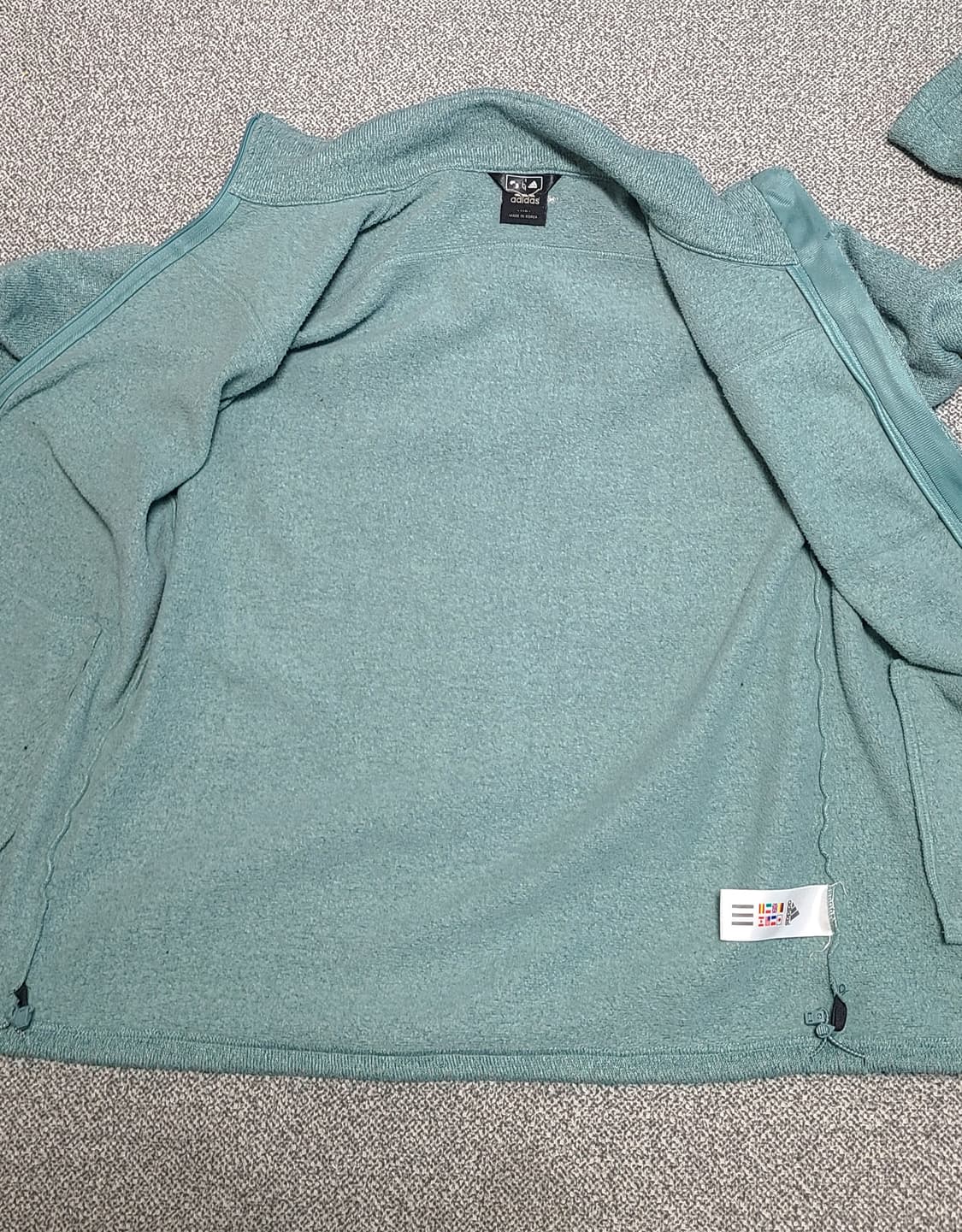 아디다스  멜란지 플리스 자켓  XXL  110 상품이미지5