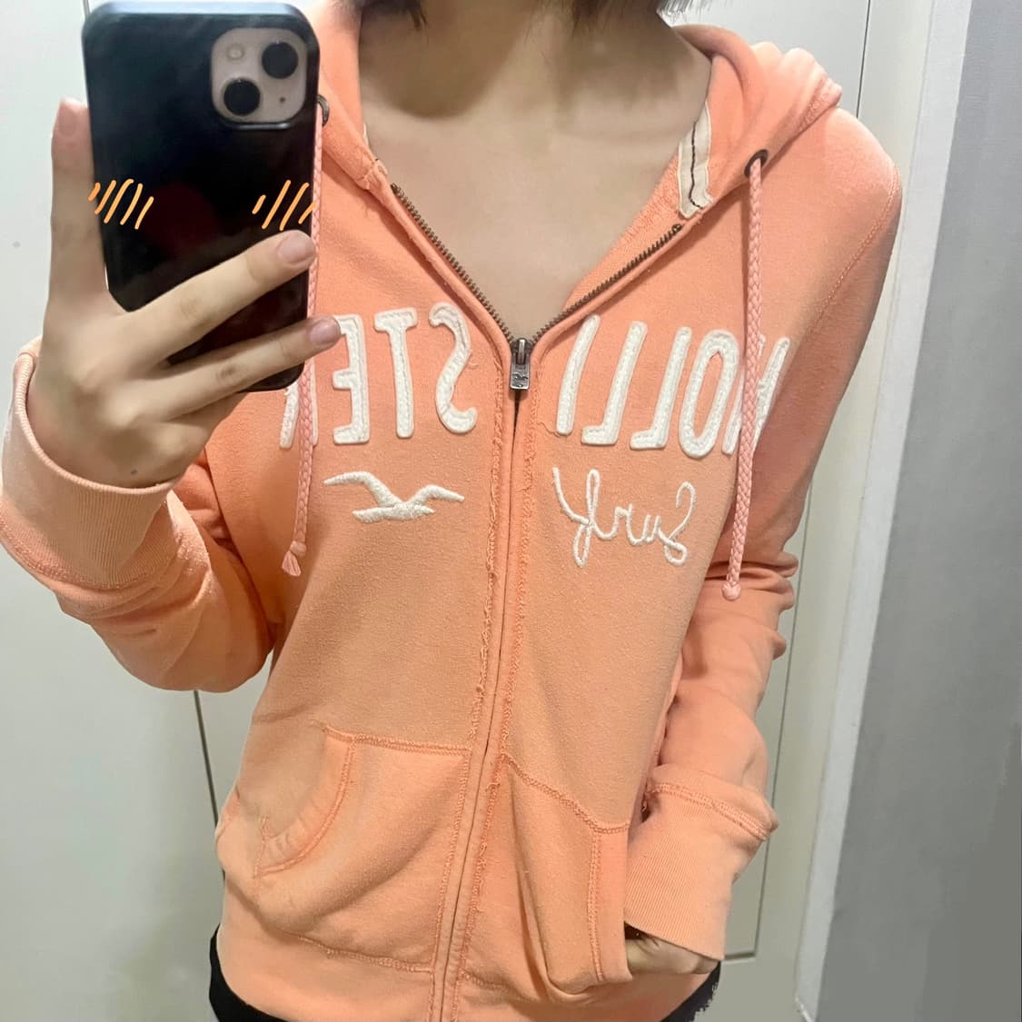 홀리스터 피치 후드집업 상품이미지1