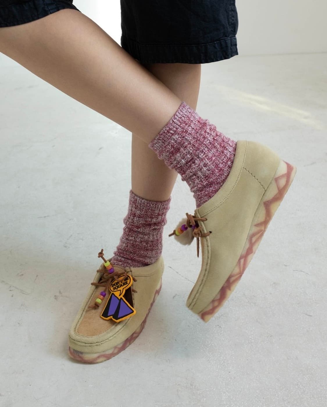 Clarks x Aries 왈라비 콤비 메이플 상품이미지10