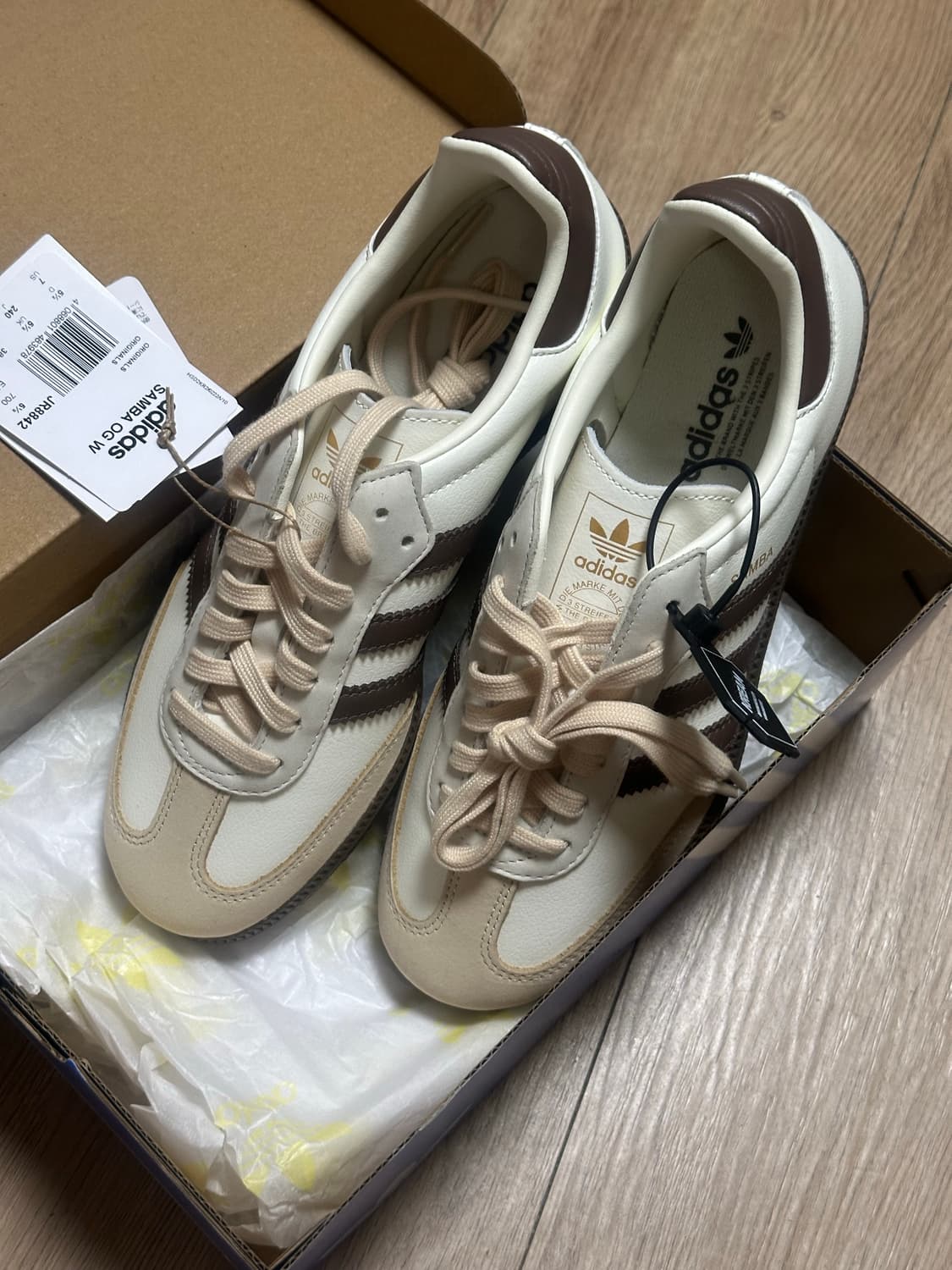 아디다스 삼바 OG 오프 화이트 스트라타 W240 상품이미지2