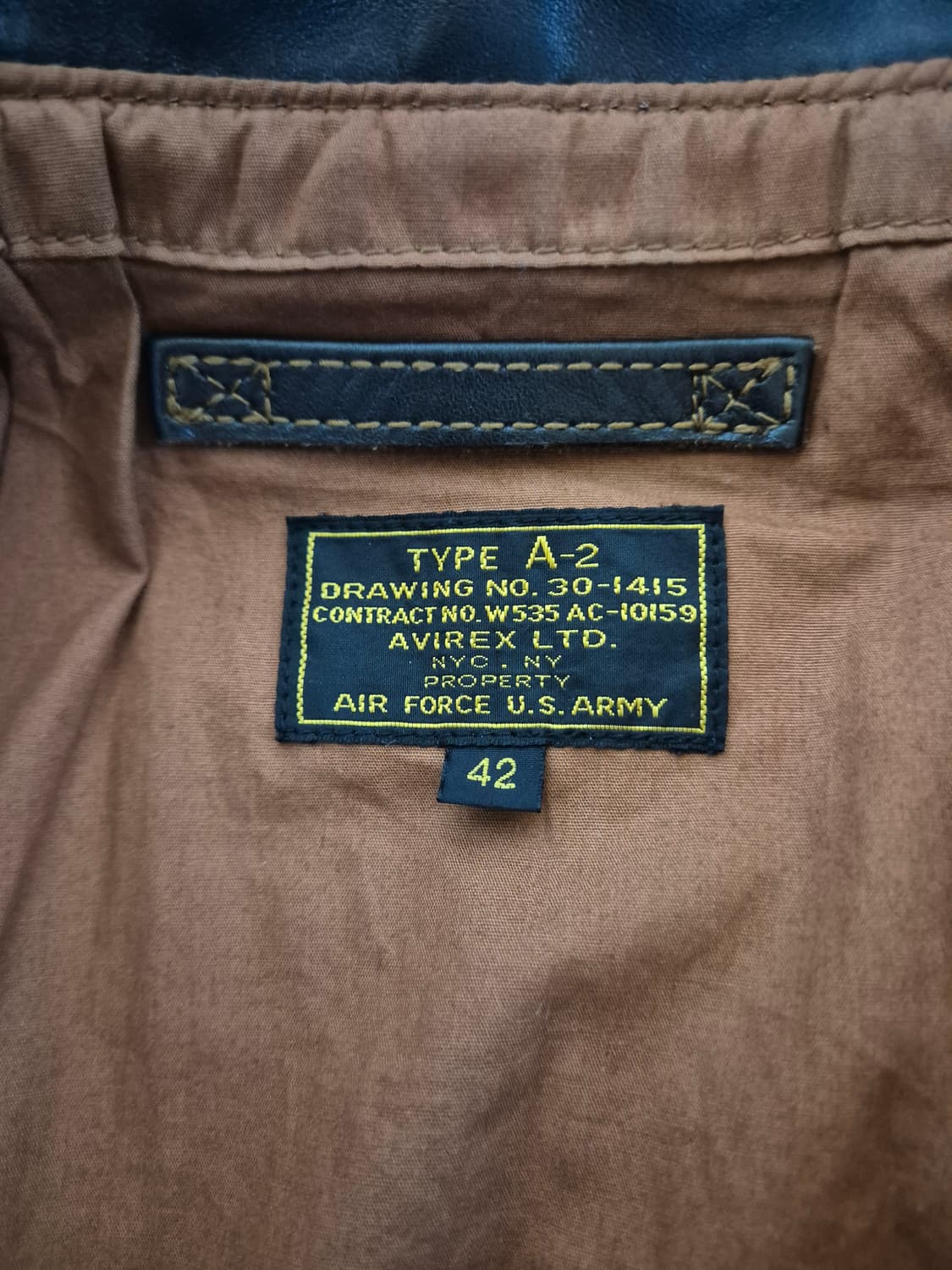 아비렉스 말가죽 A2 핀업걸 자켓 상품이미지3