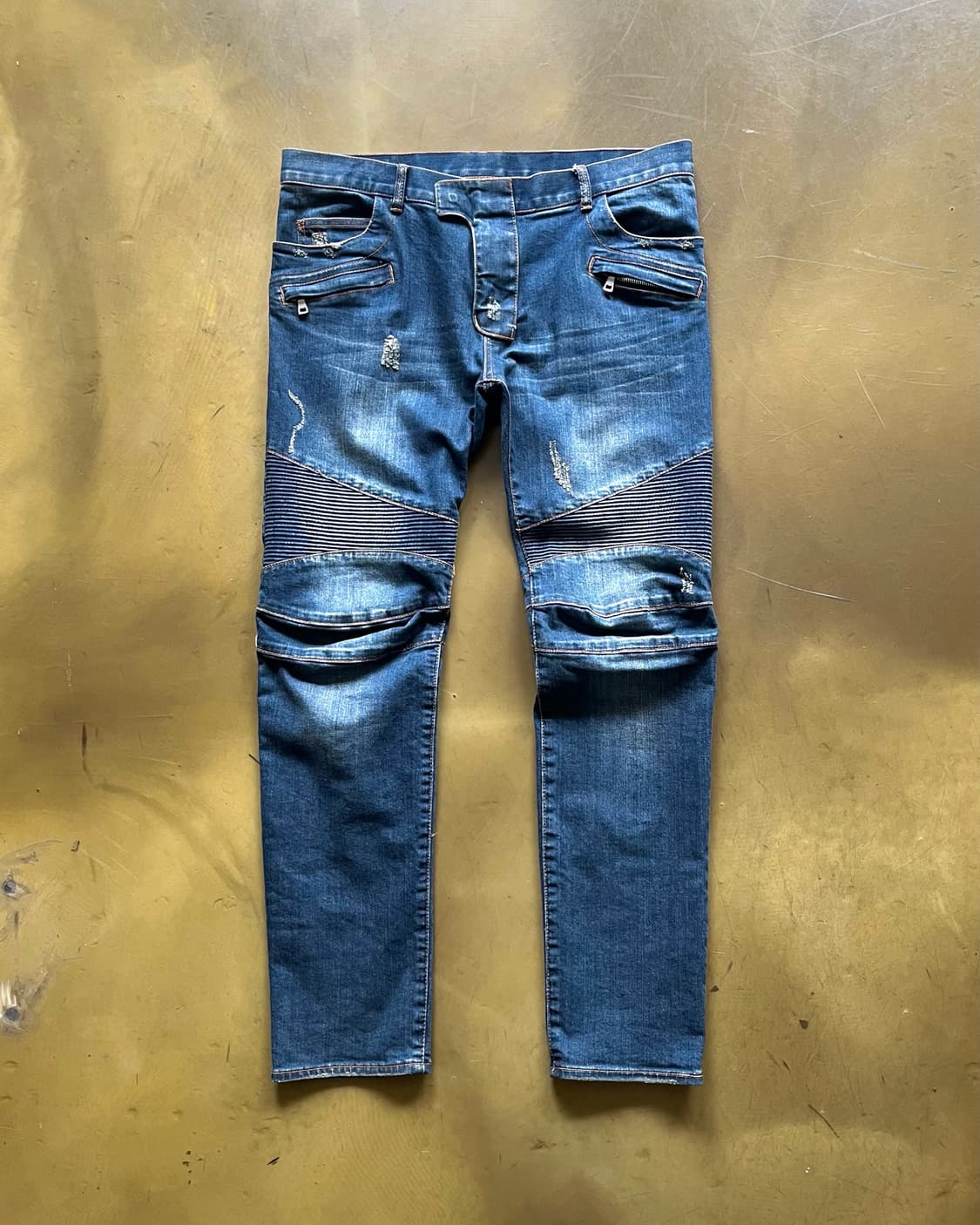 BALMAIN Paris Denim Biker Jeans 상품이미지3