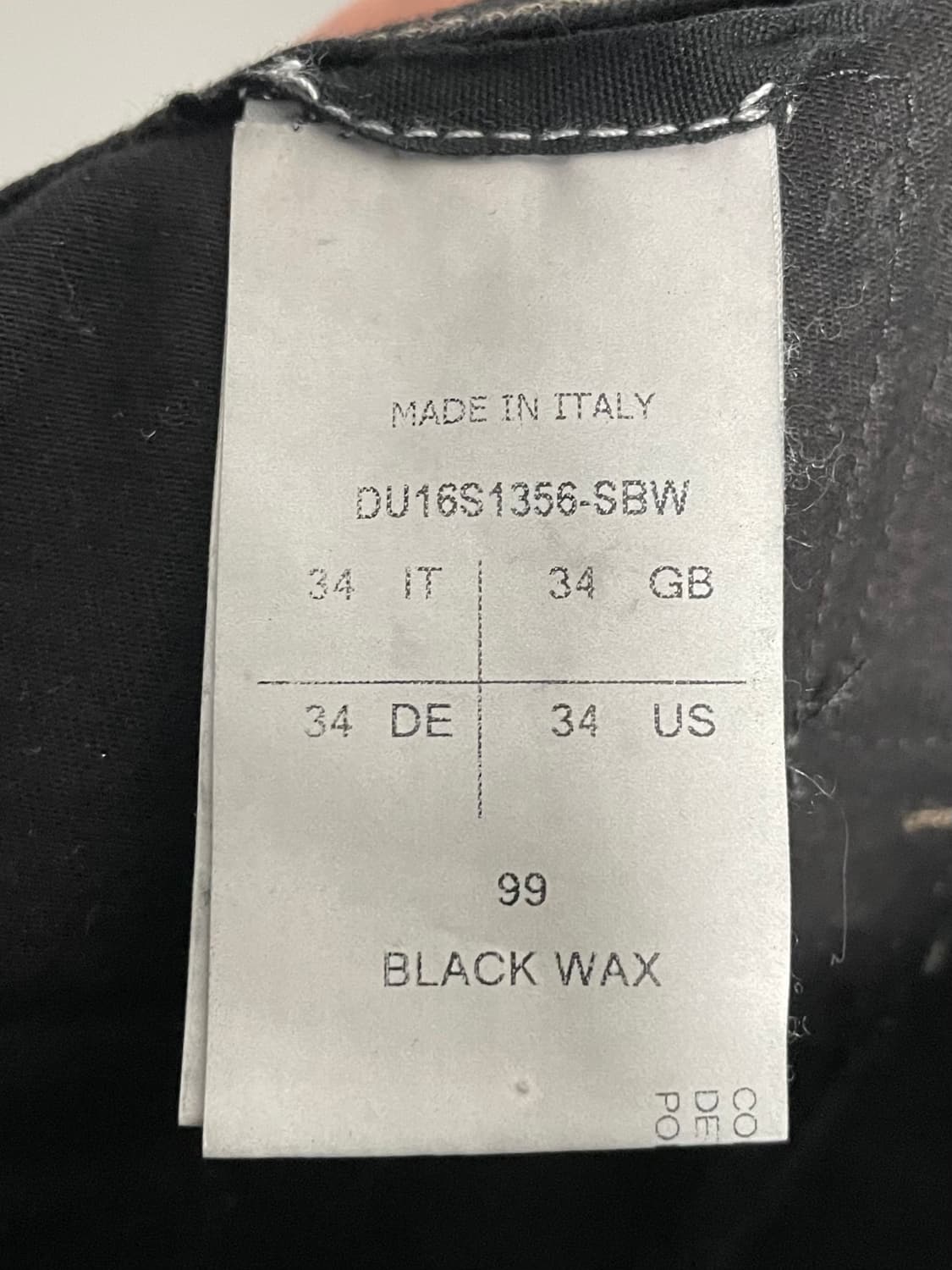 16ss 릭오웬스 다크쉐도우 멤피스 코팅진 (onp.28)   상품이미지9