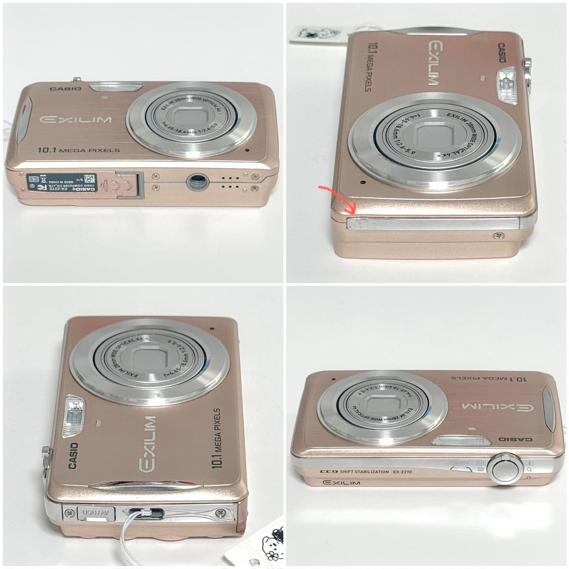 카시오 엑슬림 Z270 로즈골드 빈티지디카 상품이미지5