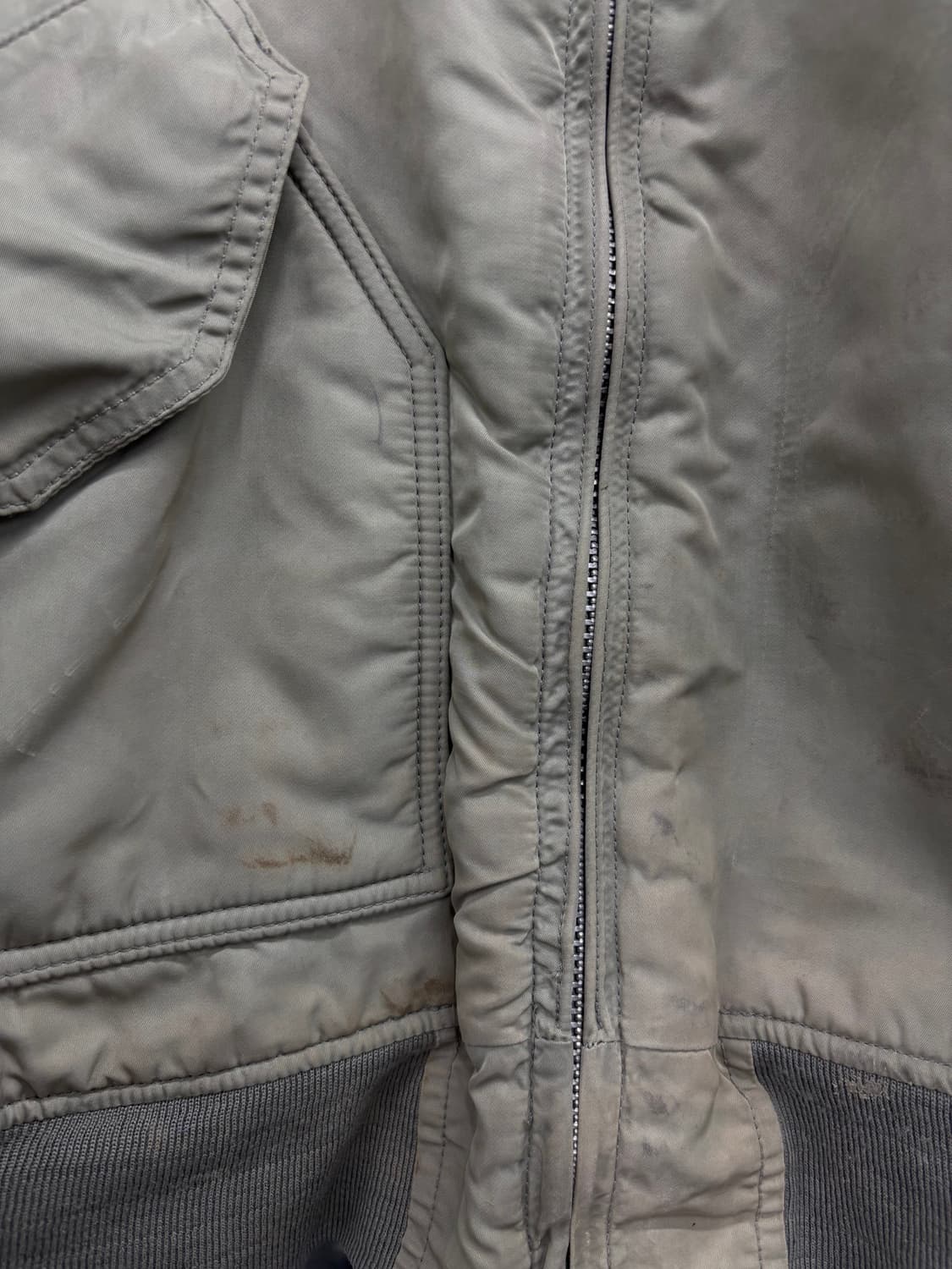 알파인더스트리 레더넥 봄버 자켓 상품이미지8