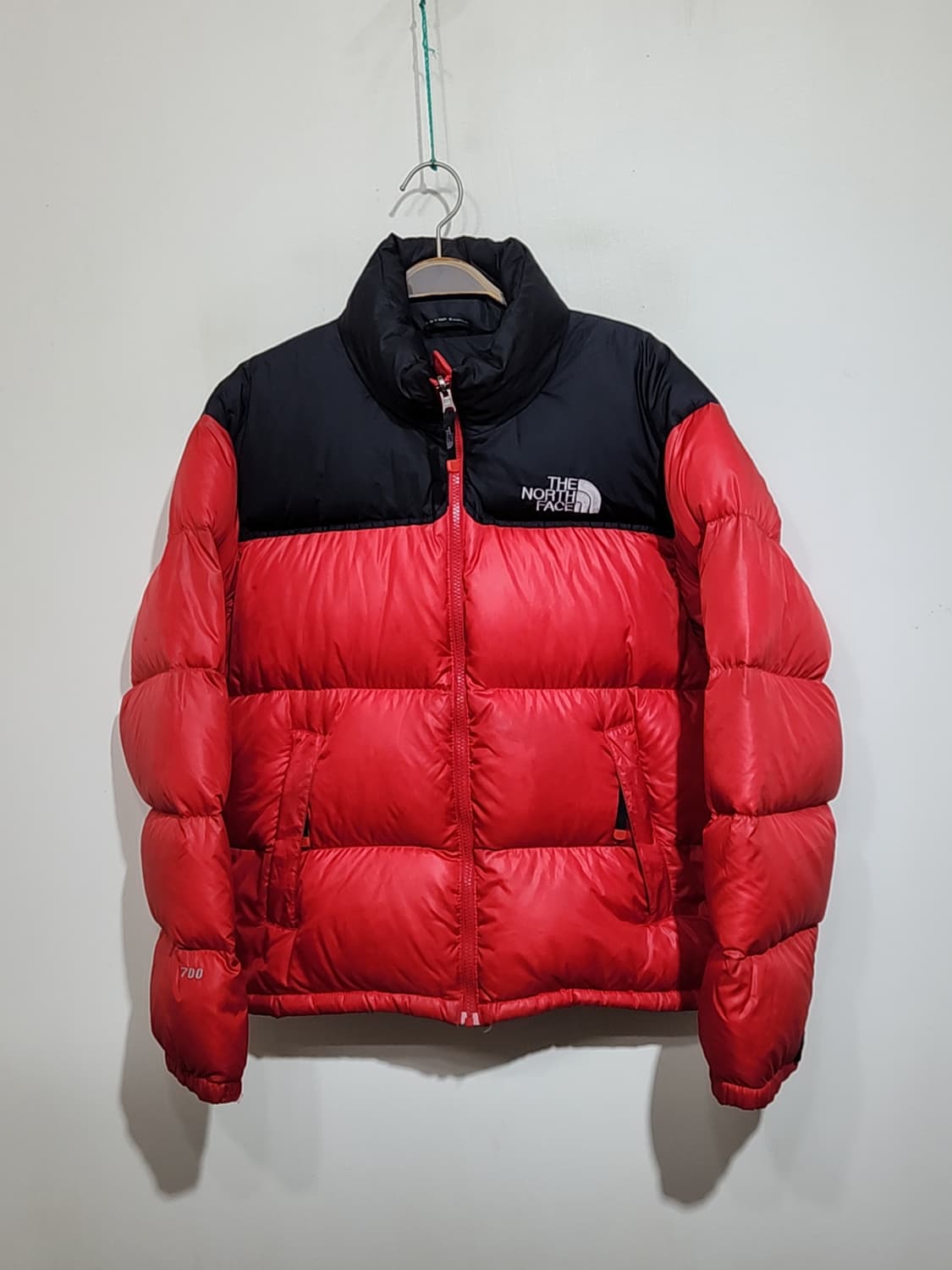 (95) 노스페이스 구스다운 눕시패딩 점퍼 검빨 거위털 700 자켓  상품이미지1
