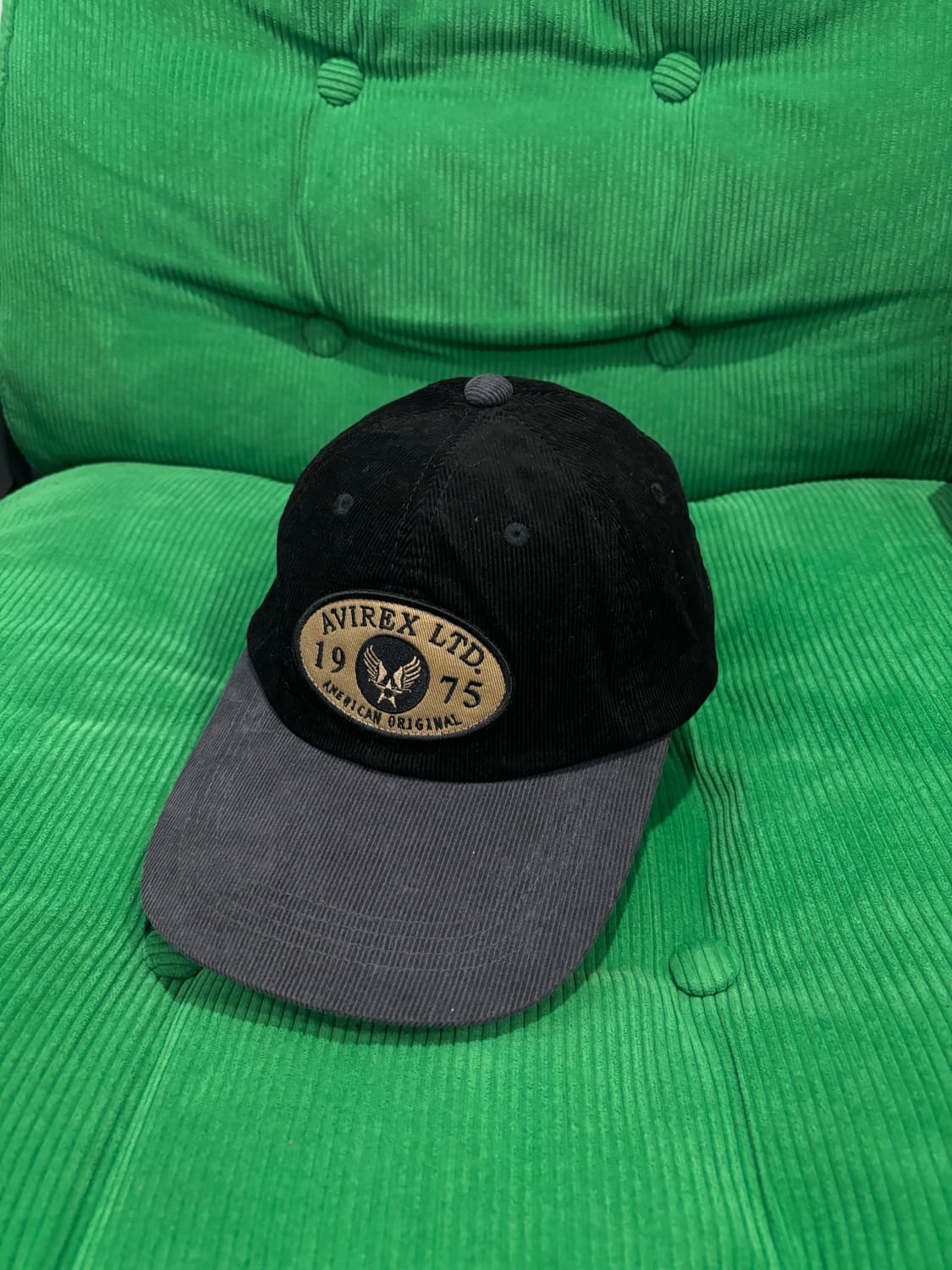 아비렉스 투톤 코듀로이 볼캡 상품이미지1