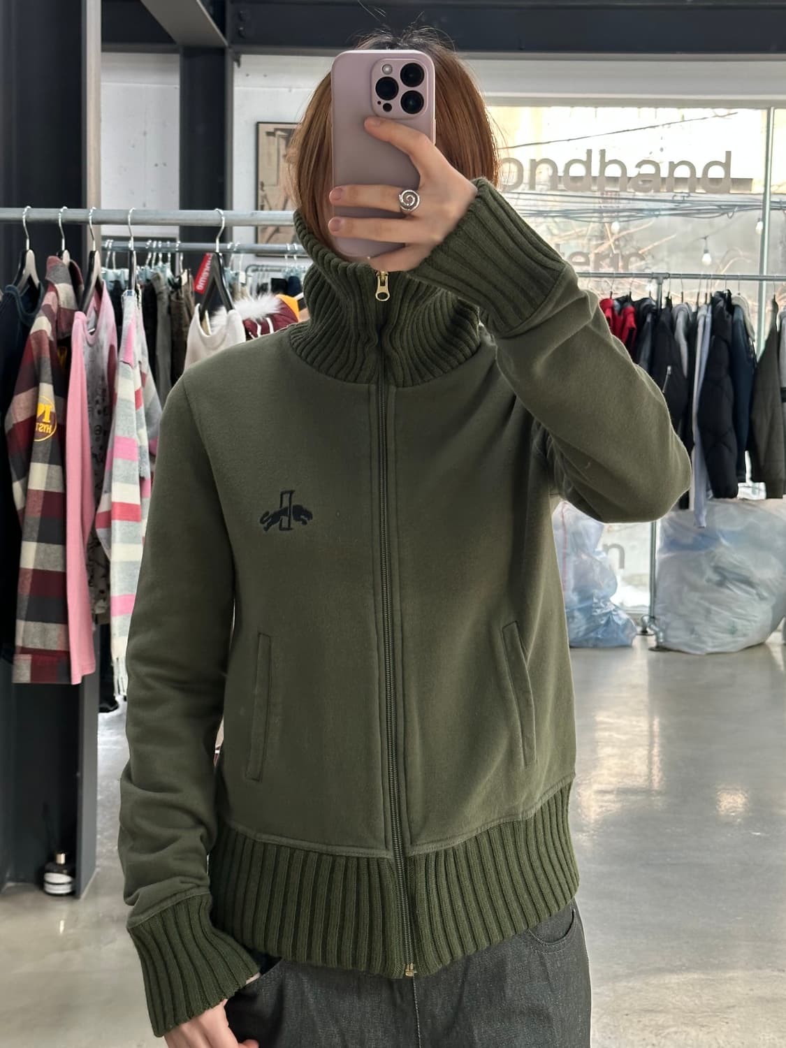 퓨마 OG Rudolf Dassler 하이넥 코튼골지집업 상품이미지4