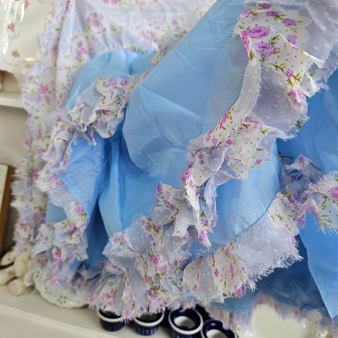 플라워 티어드 스커트 상품이미지5