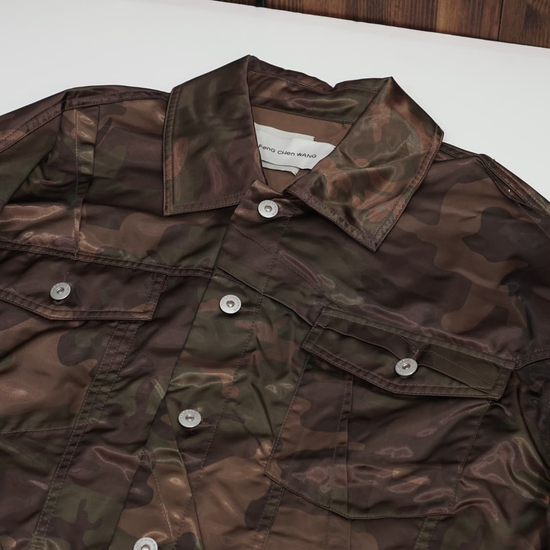 펑첸왕 카모플라쥬 플리츠 자켓 상품이미지6