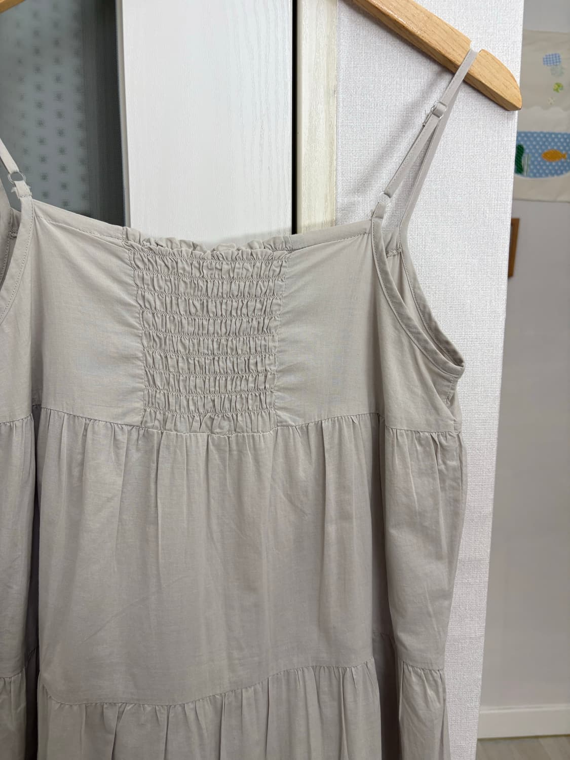 애쉬 그레이 펀칭 원피스 상품이미지6