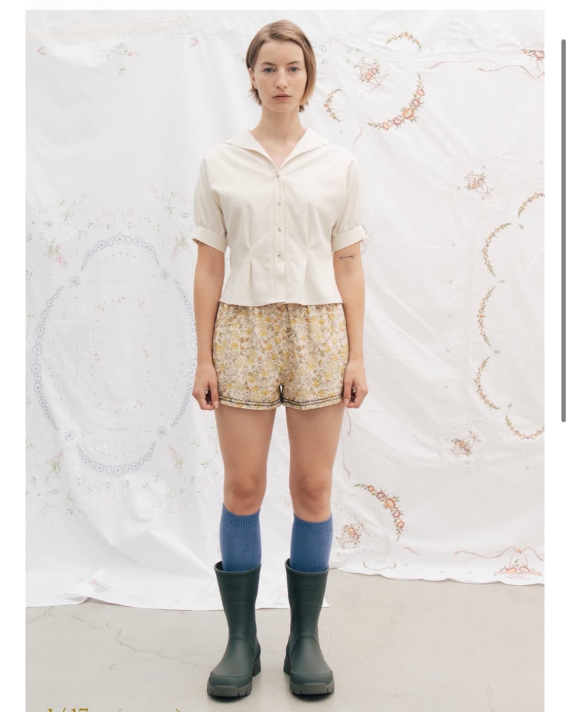 Viaplain 비아플레인 via nori simple blouse 상품이미지1