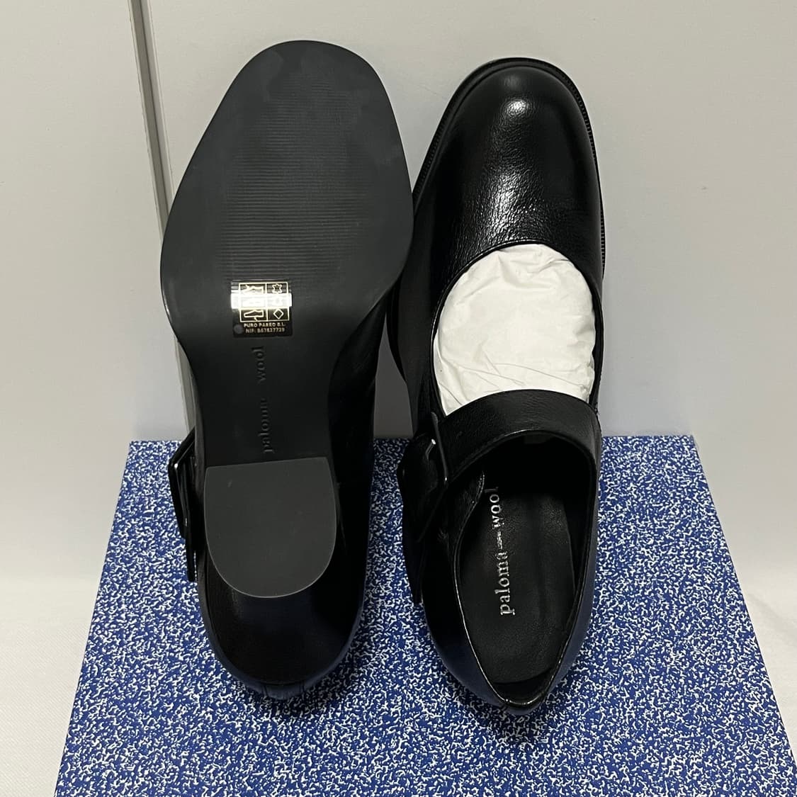 [36,37,38,39]팔로마울 Carmen 펌프스 힐/블랙 상품이미지3