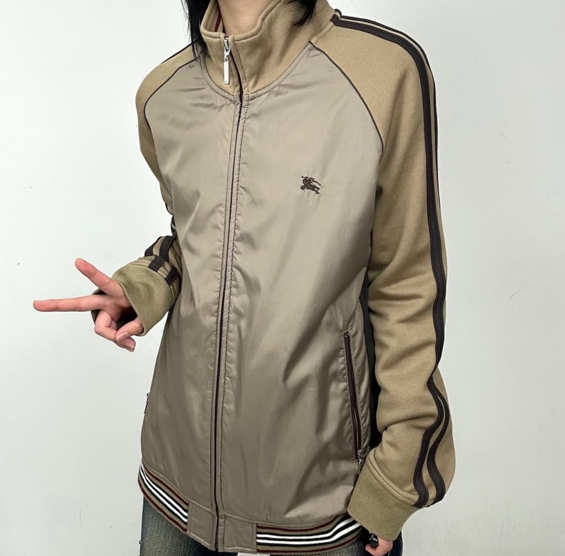 Burberry 버버리 블랙라벨 기마로고 져지 자켓 상품이미지1