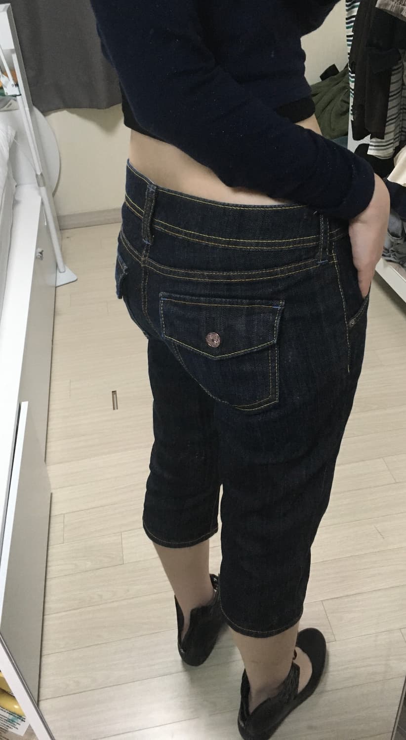 Raw Denim Capri pants 상품이미지5