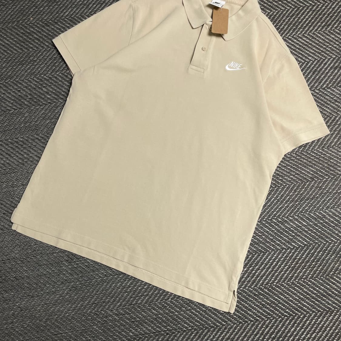 나이키 NSW 와플 폴로 PK 반팔 티셔츠 베이지o 5189 상품이미지2