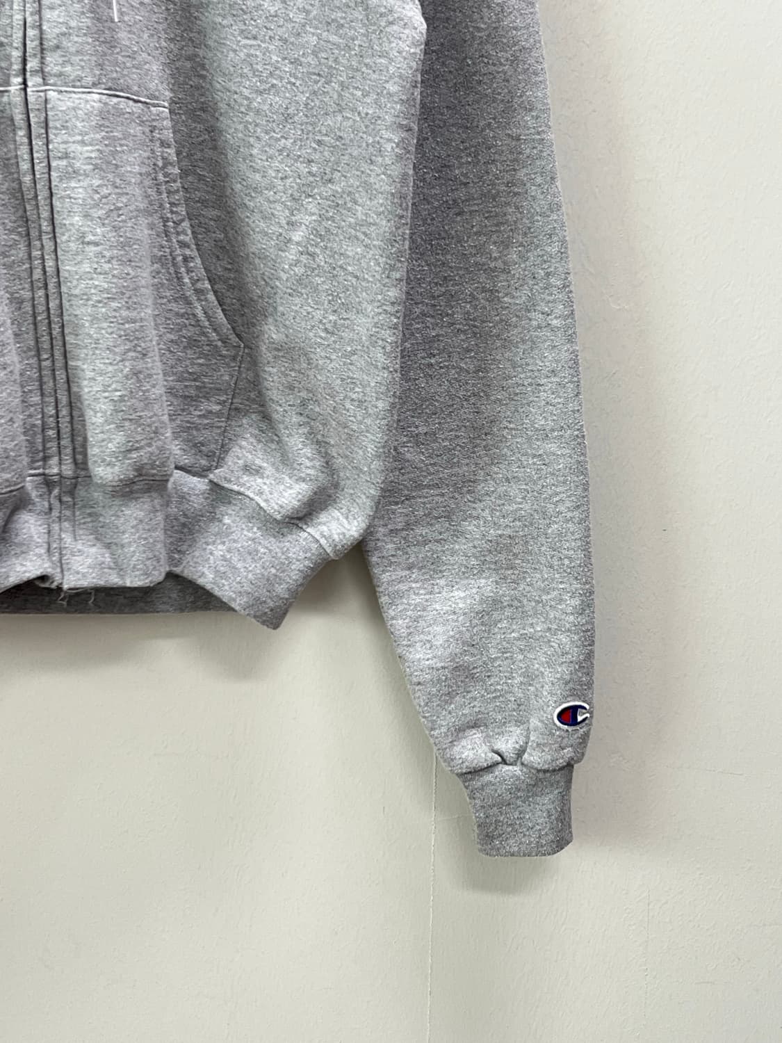 챔피온 에슬레틱 웨어 후드집업 그레이 상품이미지3