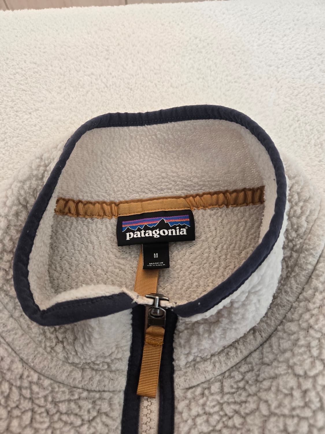 파타고니아 레트로 파일 조끼 아이보리 M 상품이미지5