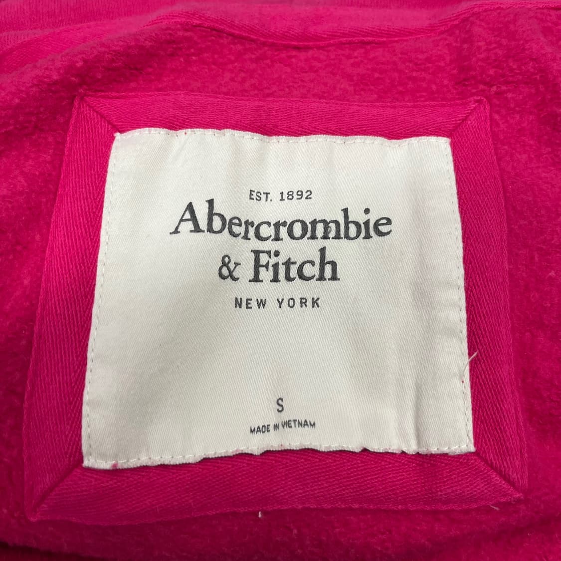 아베크롬비 핑크 딱붙 후드집업 상품이미지5