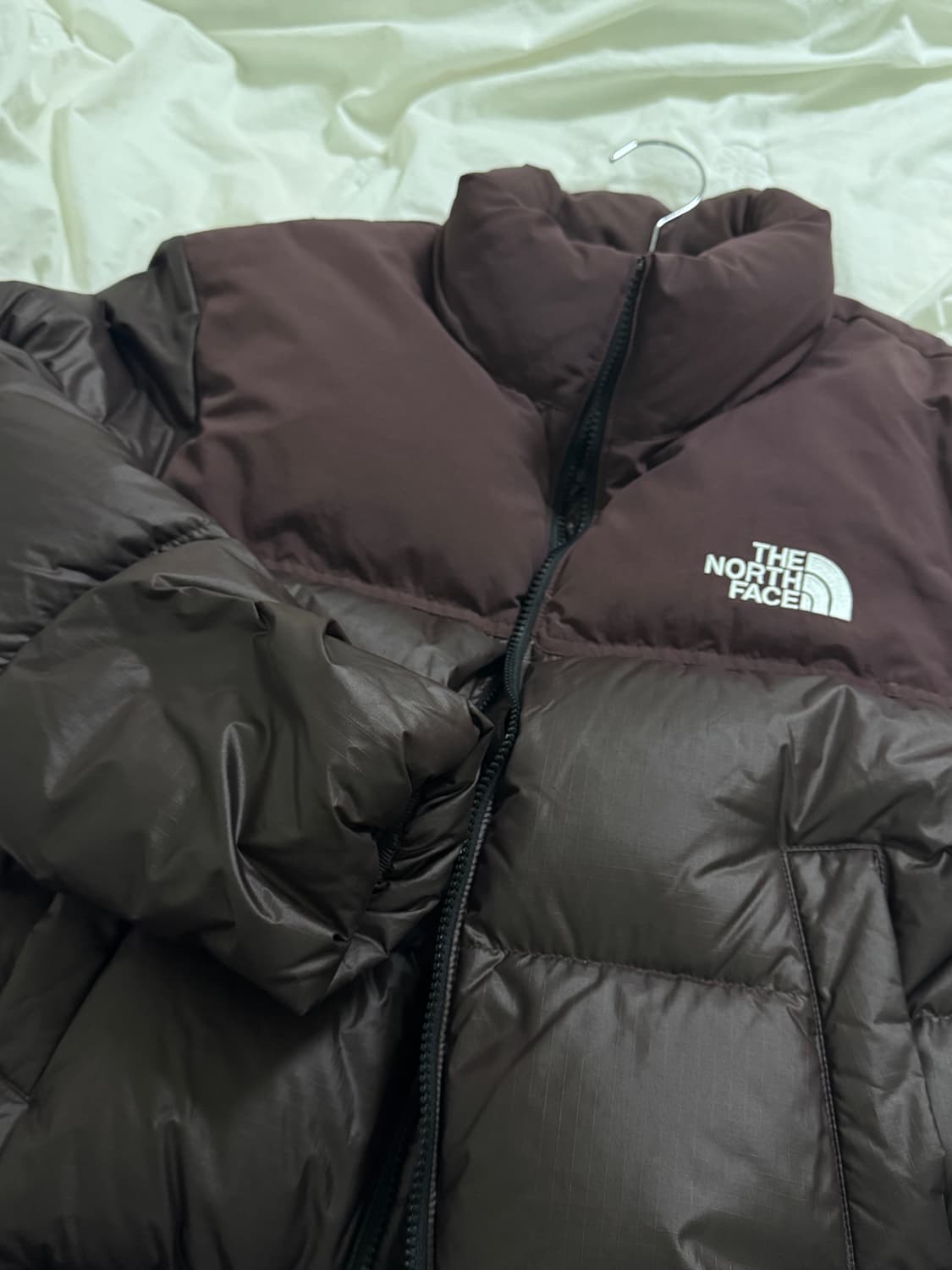 (W)노스페이스 화이트 라벨 노벨티 눕시 다운 자켓 코코아 브라운 상품이미지6