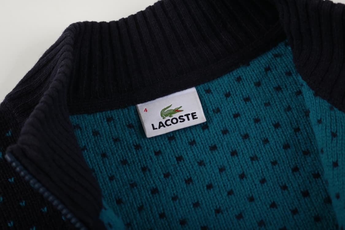 [L] 라코스테 울 니트 집업 자켓 상품이미지5