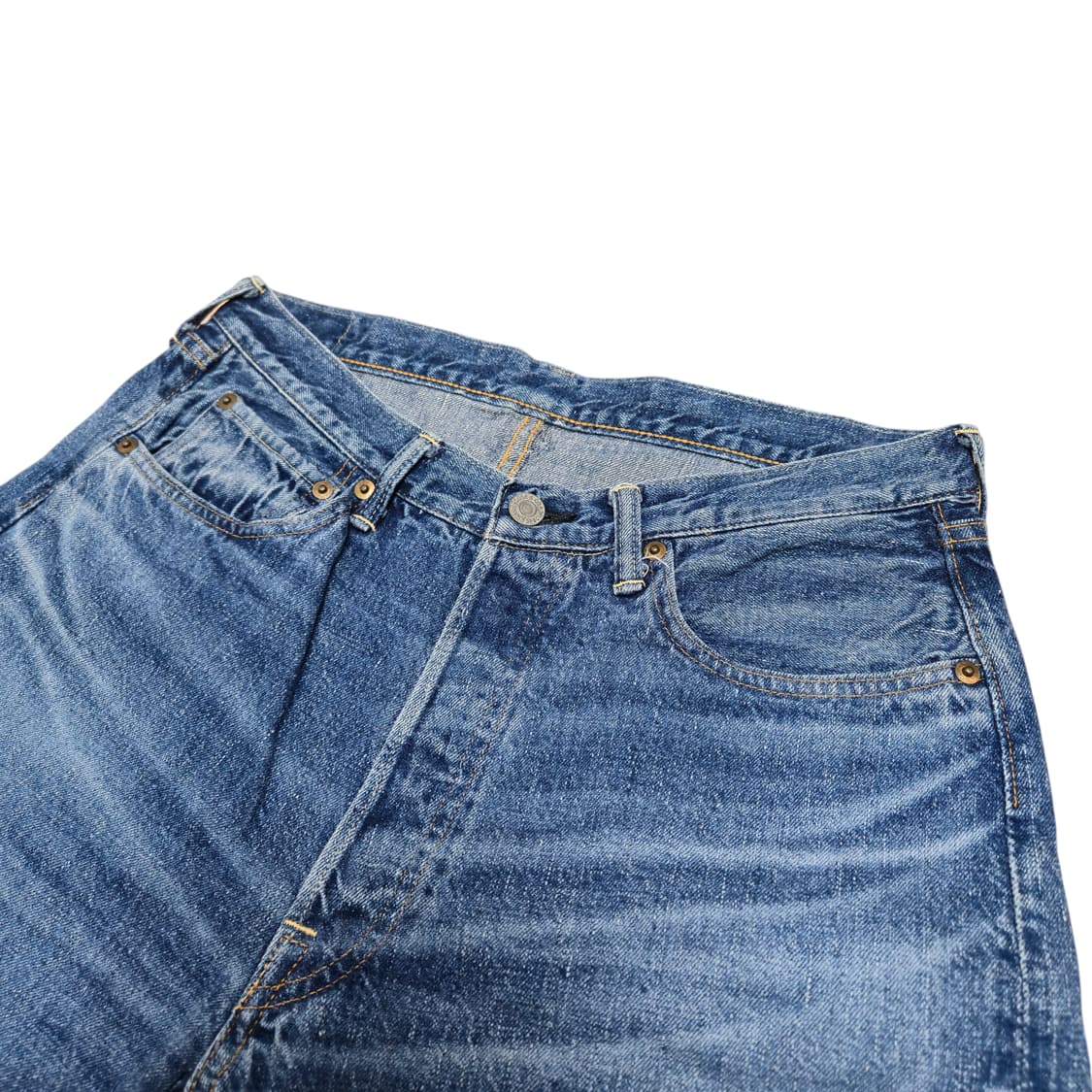[32] 웨어하우스 세컨핸드 1101 데님 팬츠 라이트 인디고 상품이미지4