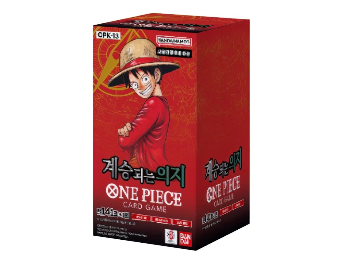 원피스 카드 계승되는의지 TCG OP-13 부스터 팩 박스 슈링크있는 미 상품이미지1