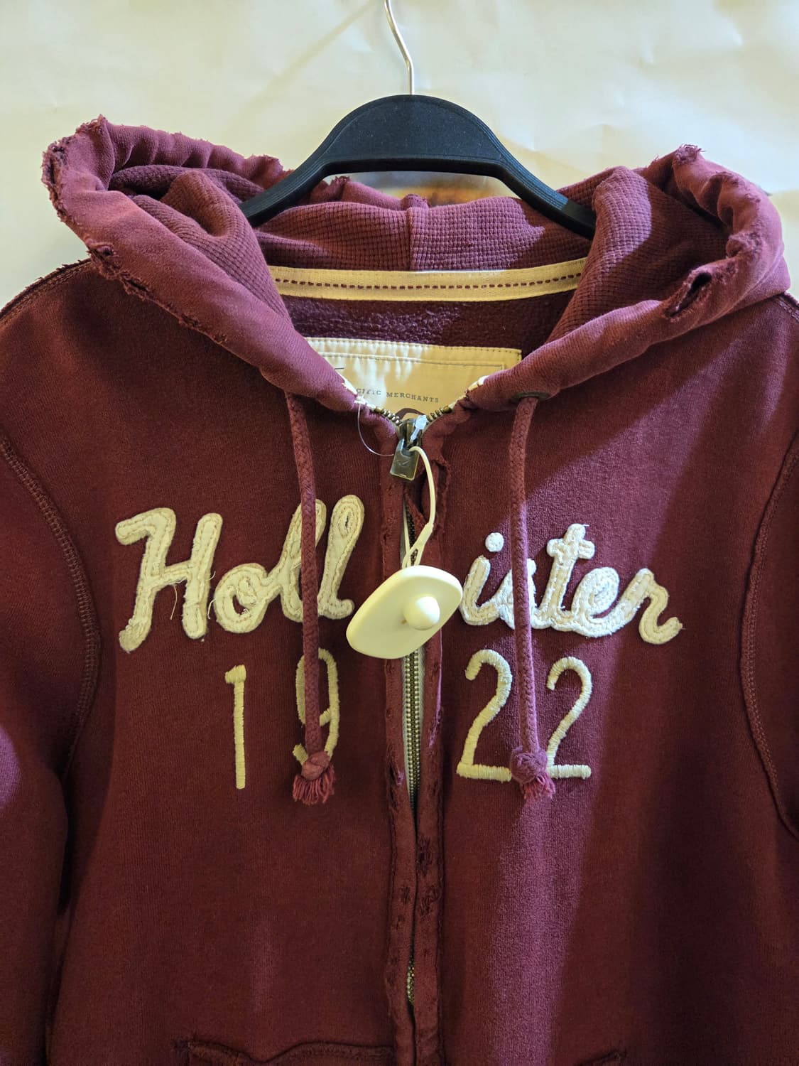 홀리스터그런지 버건디후드집업💯 상품이미지2