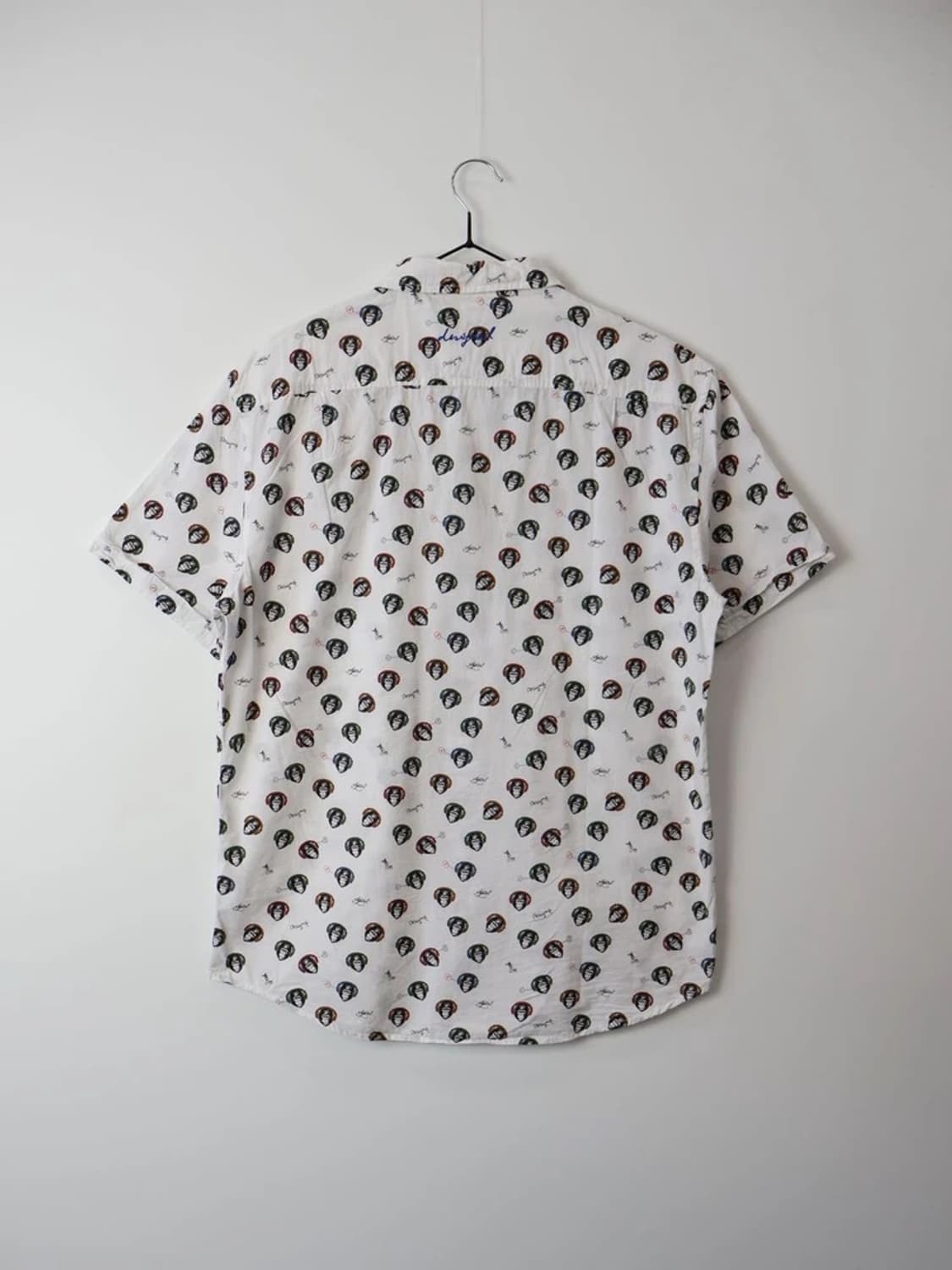 Desigual Pattern Button Shirt White 상품이미지5