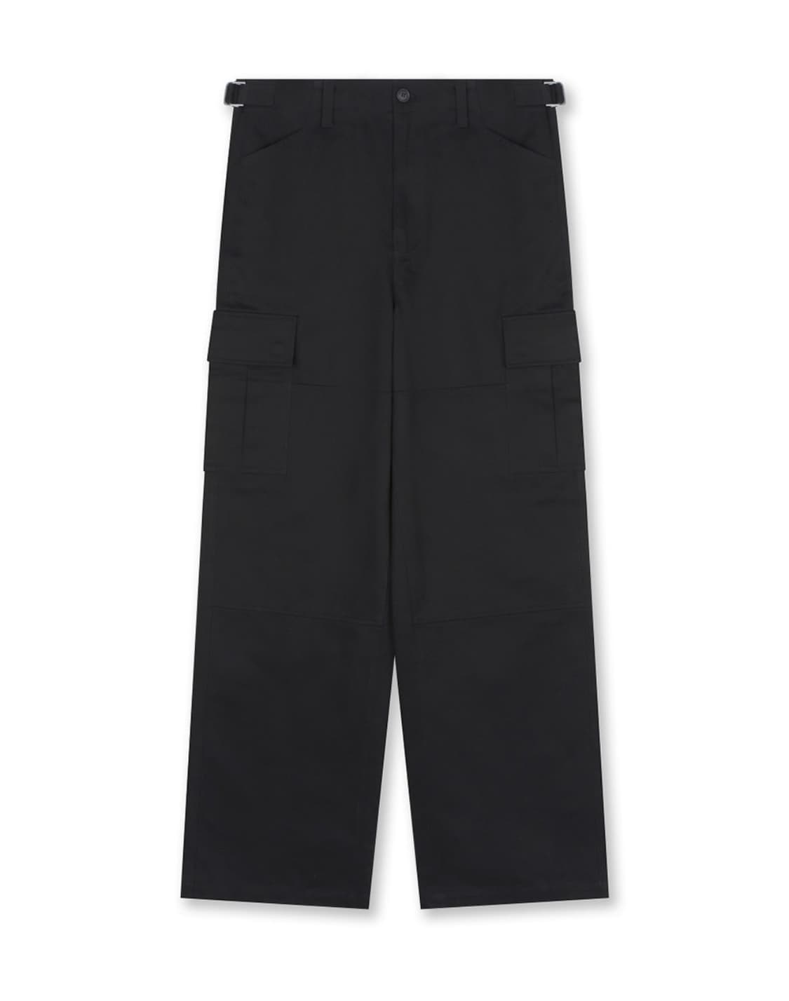 [비슬로우X데릭]COTTON TWILL CARGO PANTS BLACK 상품이미지4