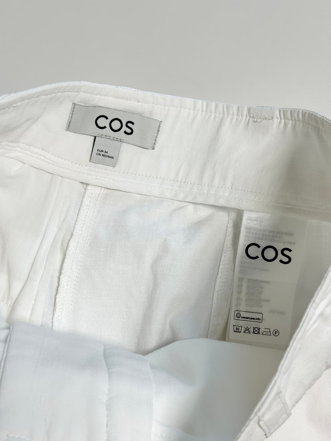 COS 코스 와이드 레그 린넨 트라우저 상품이미지5