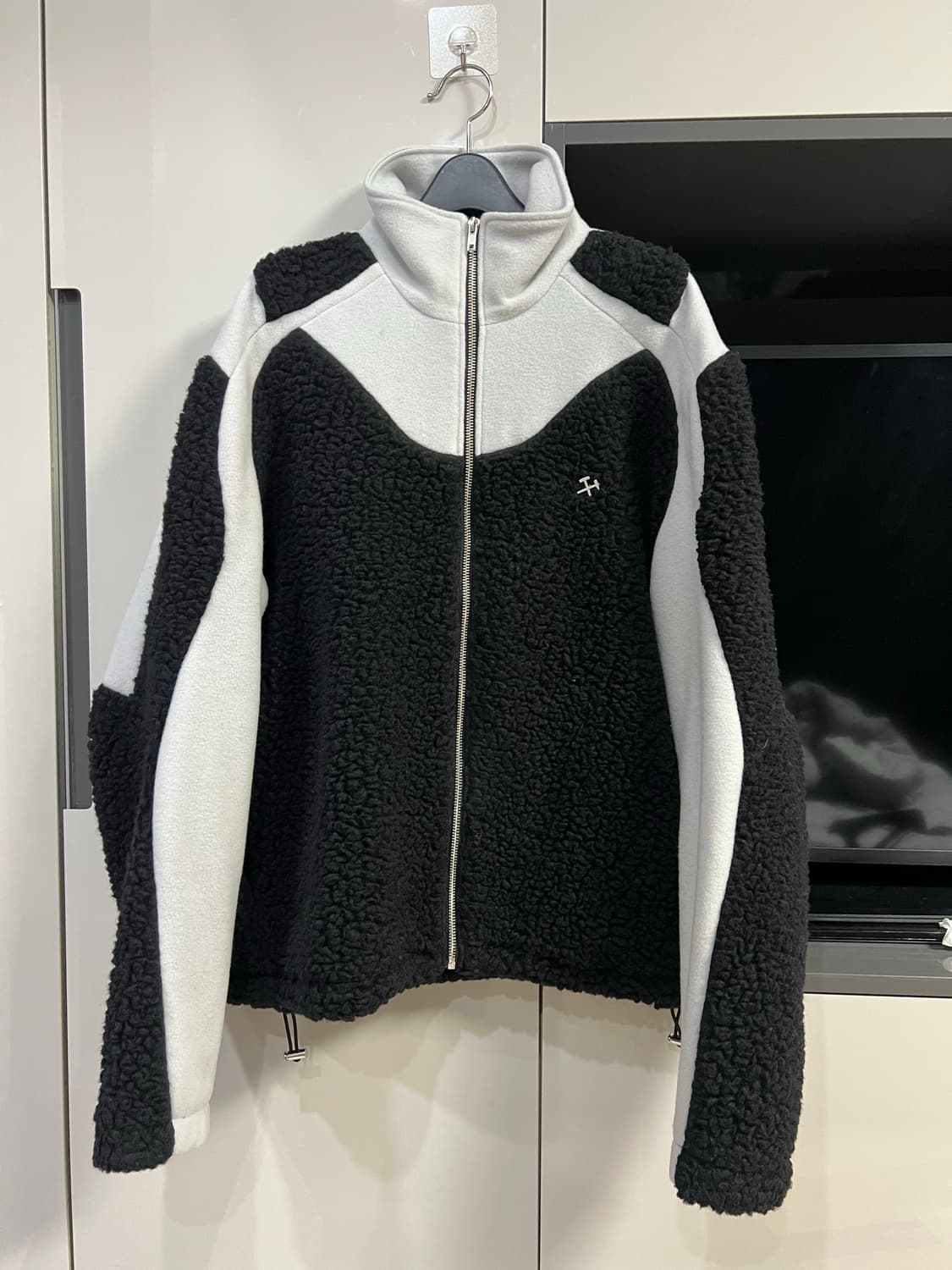 Gmbh 플리츠 자켓 블랙/그레이 L 상품이미지1