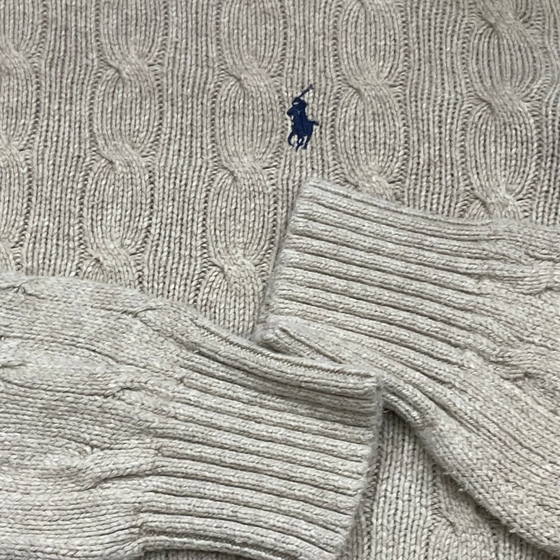 (M) POLO 폴로 랄프로렌 케이블 니트 상품이미지6