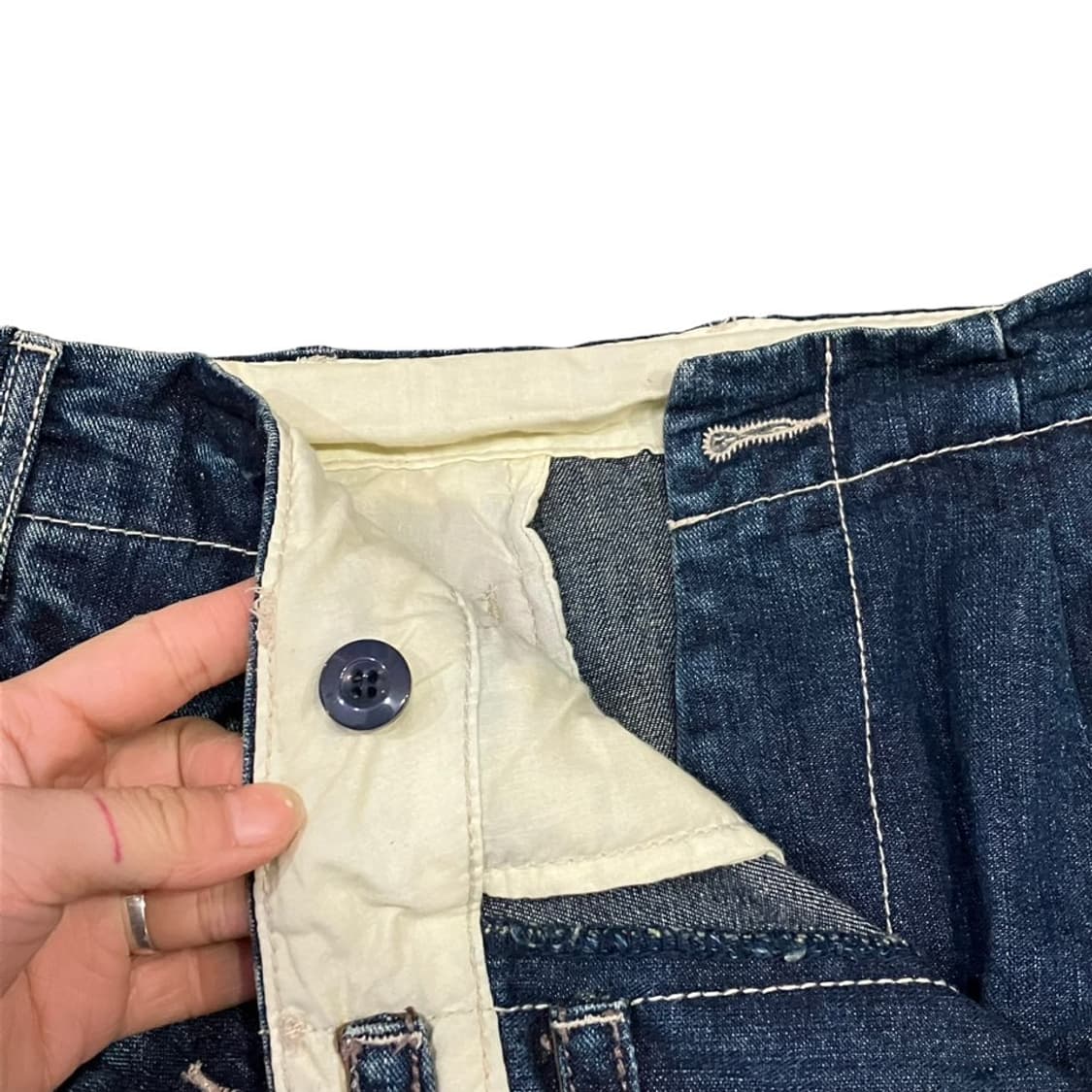 워싱 카고 데님 스커트 상품이미지8