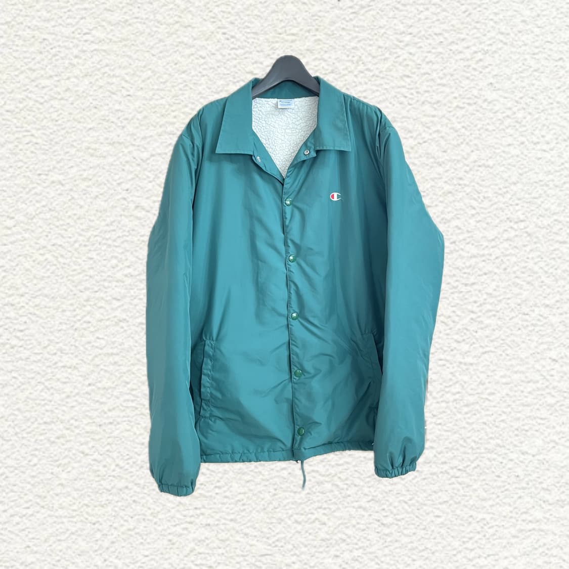 빈티지 챔피온 녹색 코치 자켓 XL 상품이미지3