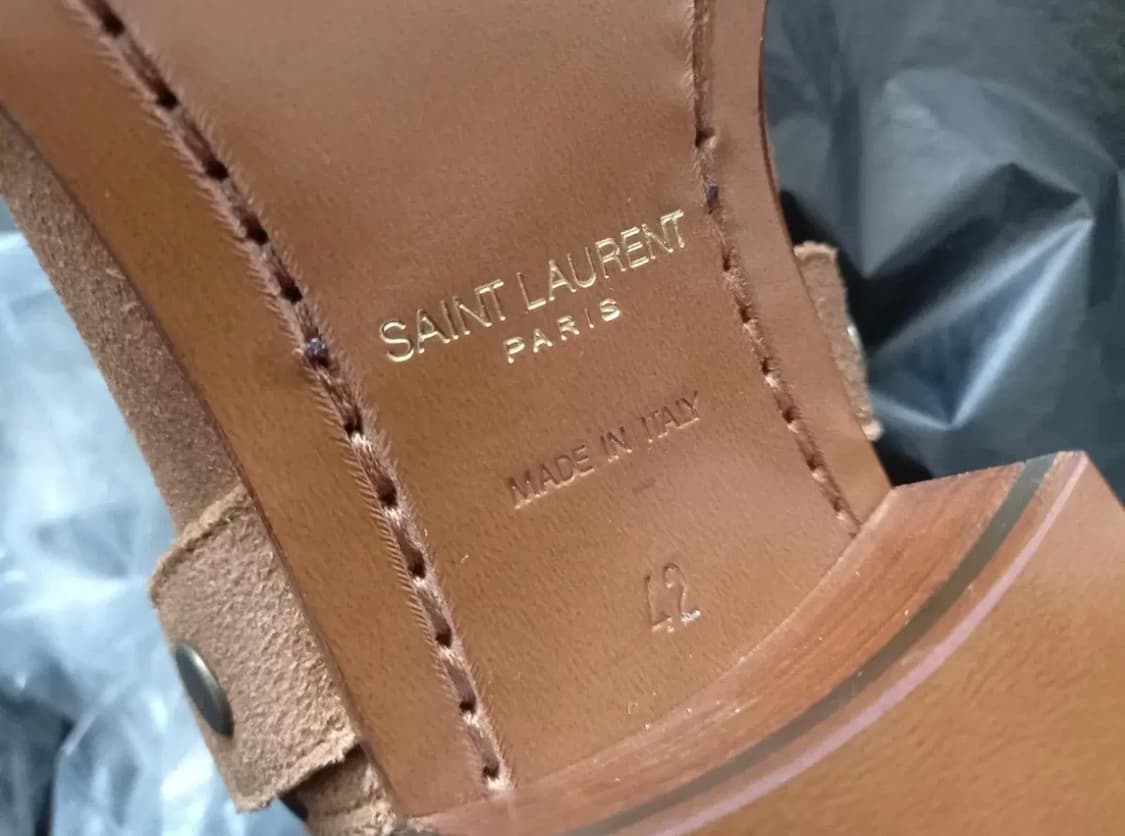 생로랑 모터사이클 앵클 스웨이드 부츠 상품이미지8