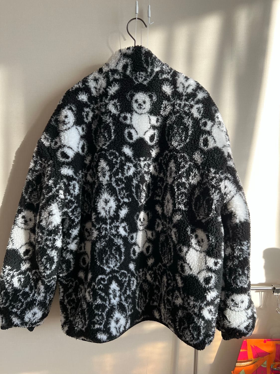 유쓰메쓰 한정판 리버서블 베어 플리스 재킷L 상품이미지3