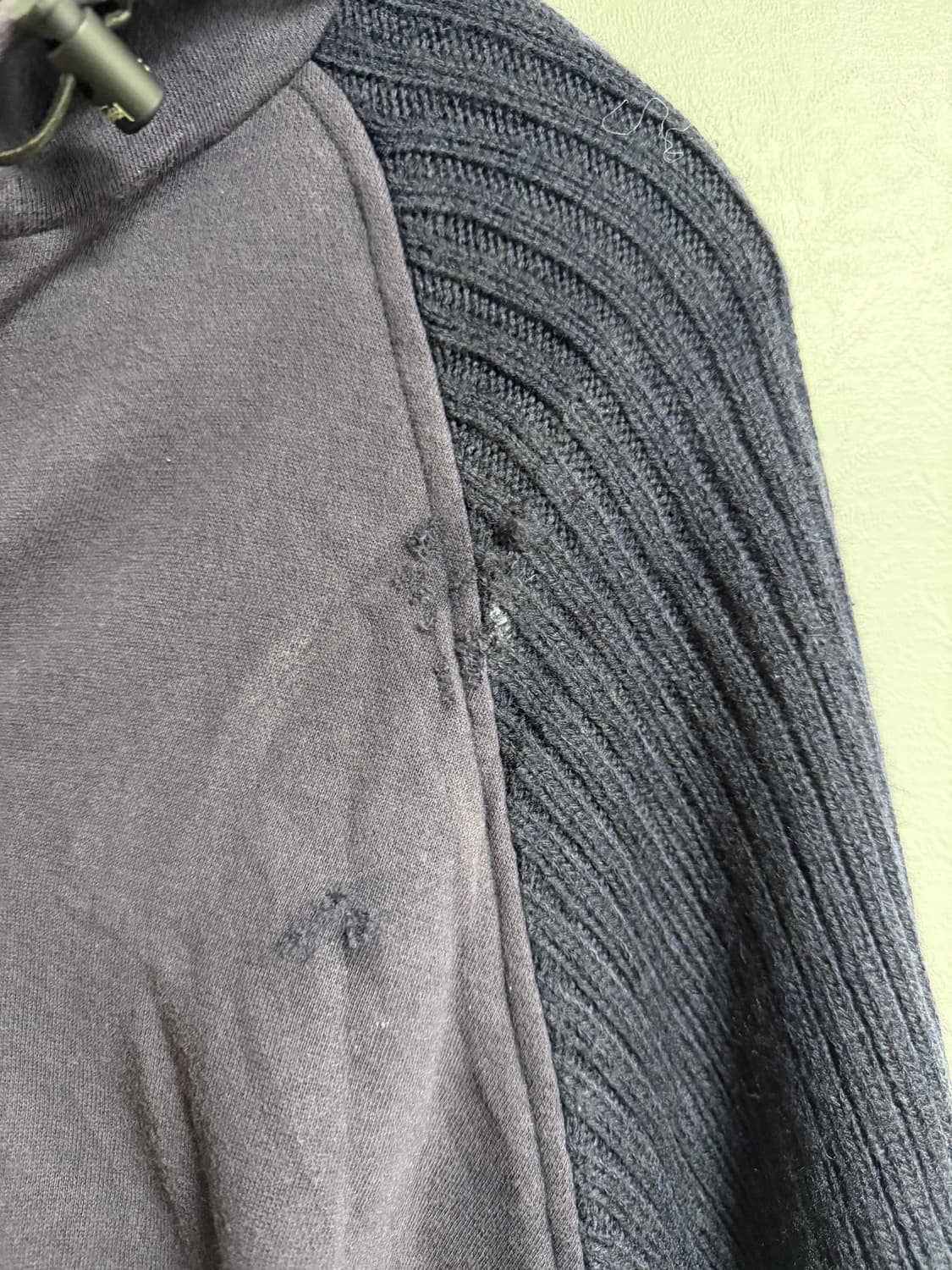 스투시 니트 슬리브 후드 집업 상품이미지7