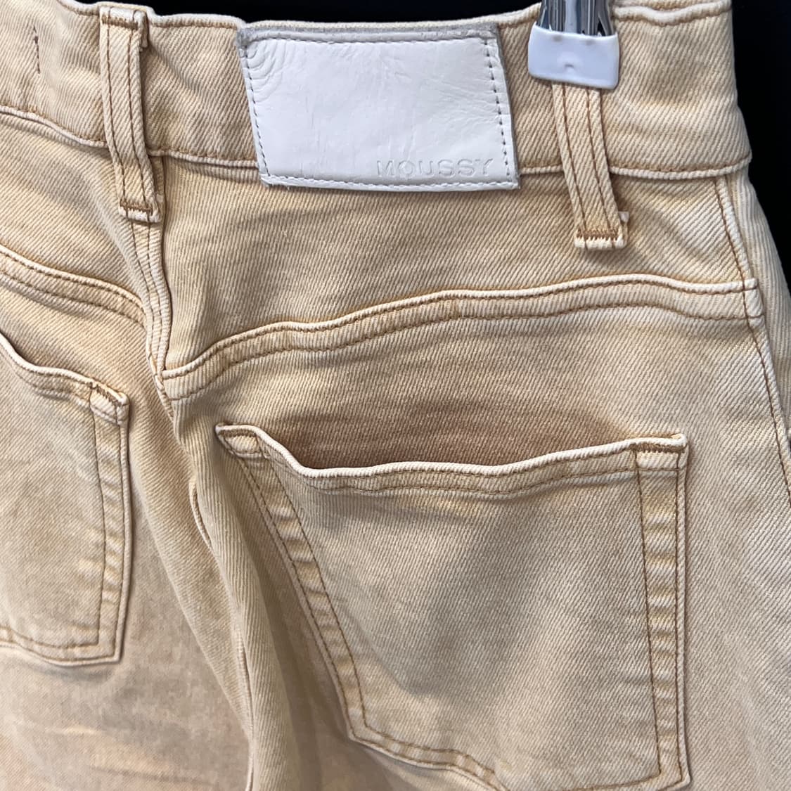 [25] MOUSSY 아이보리 데님 청바지  15535 상품이미지5
