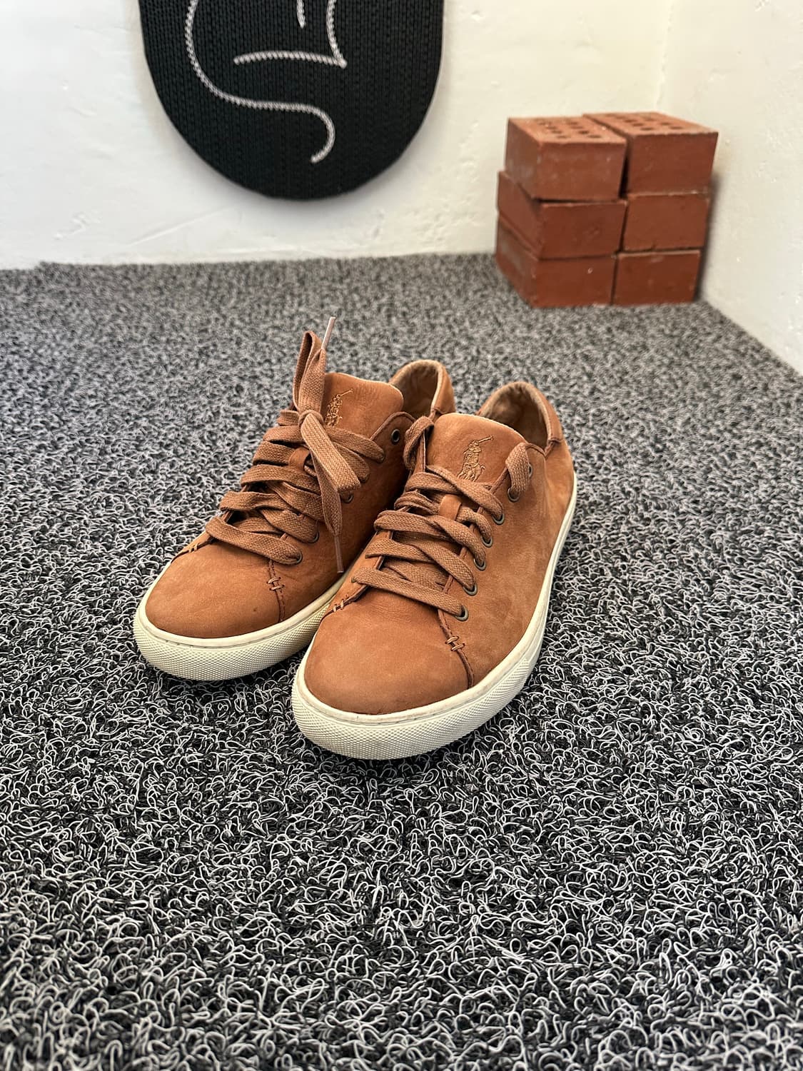 폴로 랄프로렌 가죽 스니커즈 265mm 상품이미지1