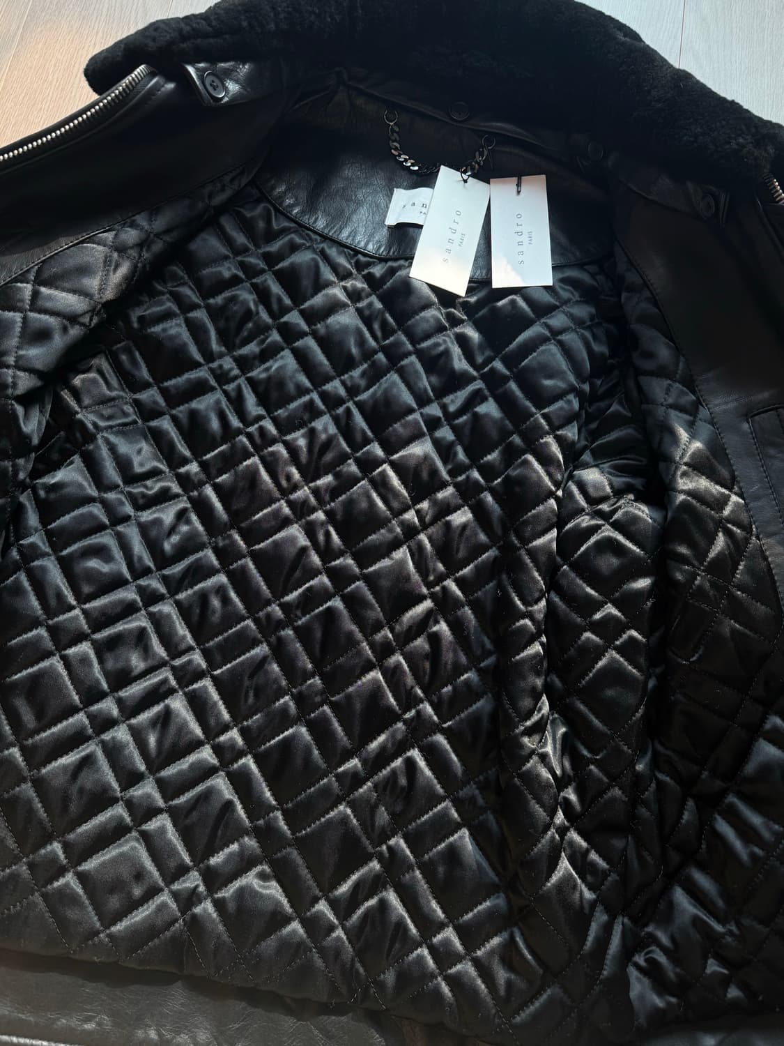 Sandro paris 가죽자켁 상품이미지4