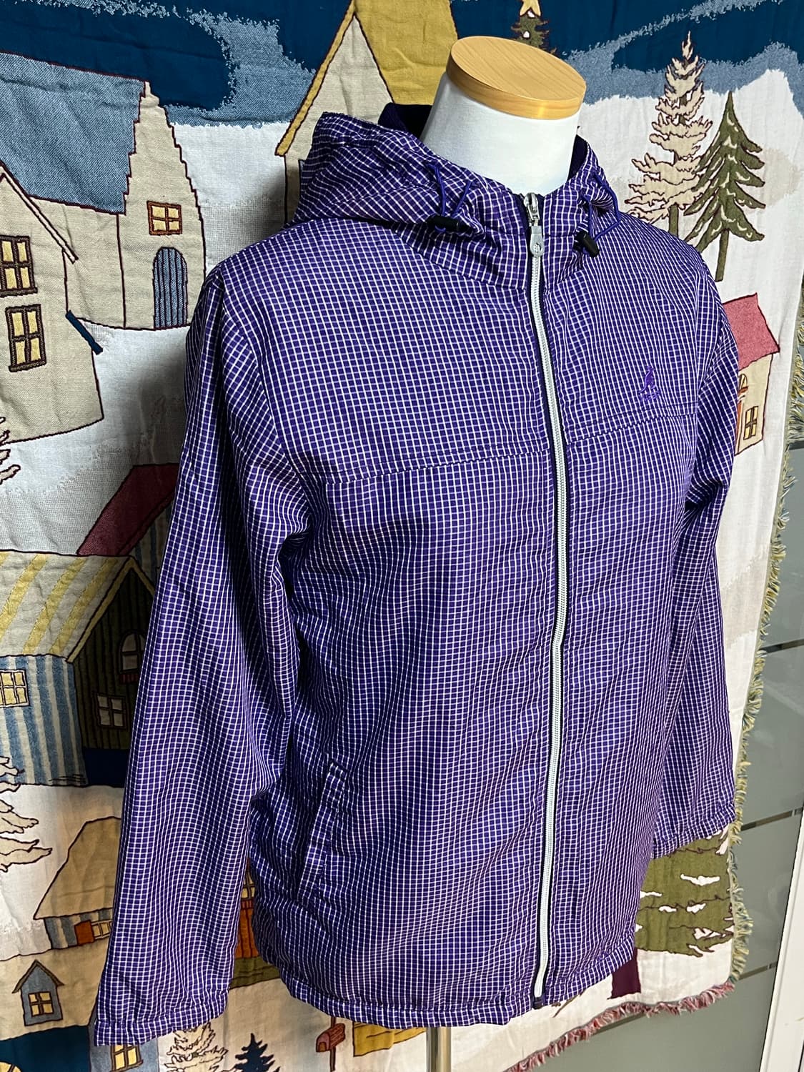 Kangol 캉콜 퍼플 바람막이 재킷 상품이미지6