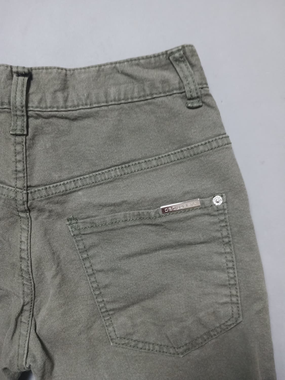 [29] 디스퀘어드2 가먼트다잉 카키 데님 반바지 쇼츠 청바지 상품이미지8