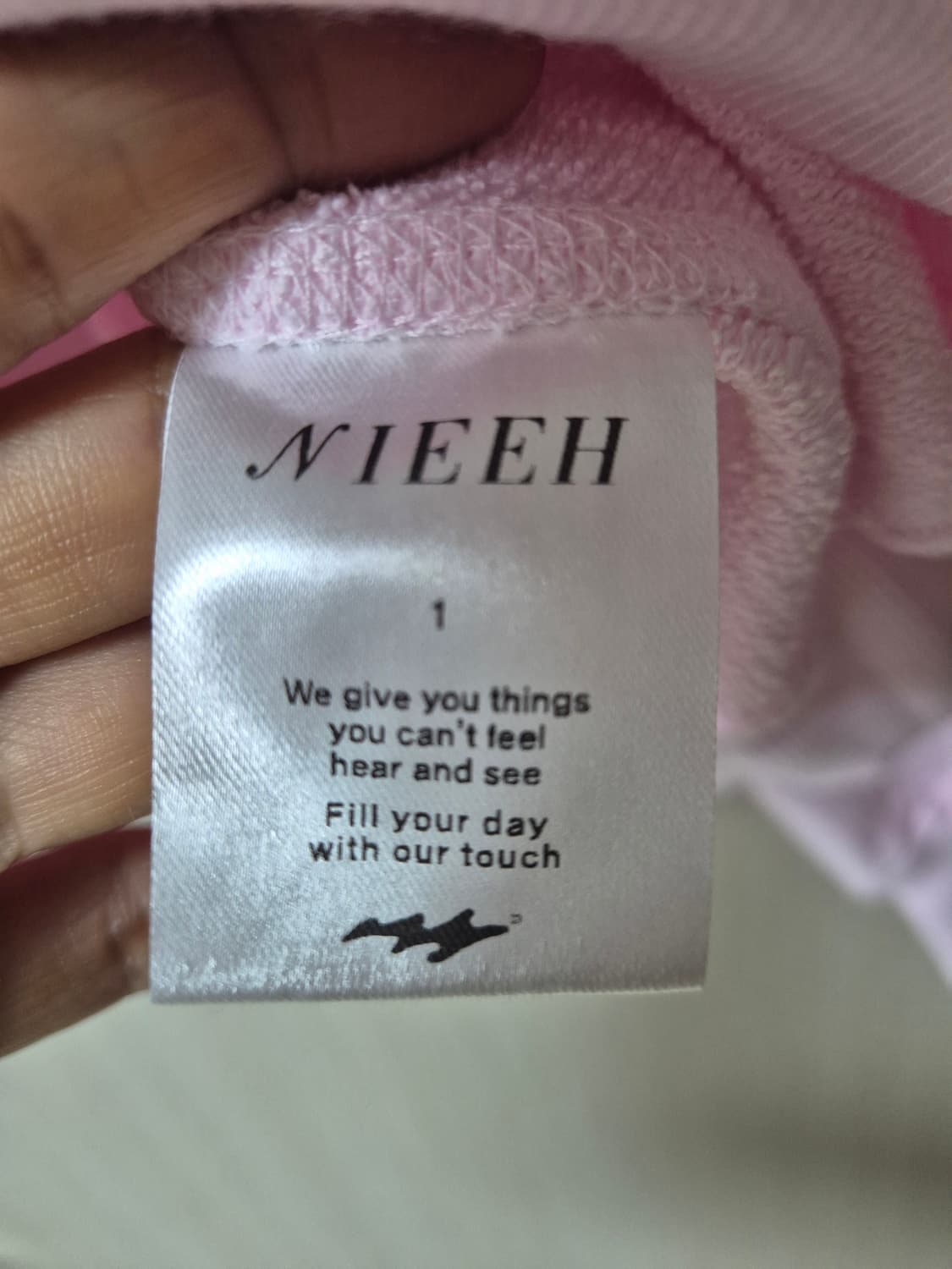 (새제품) NIEEH 니히 맨투맨 핑크 1 상품이미지6