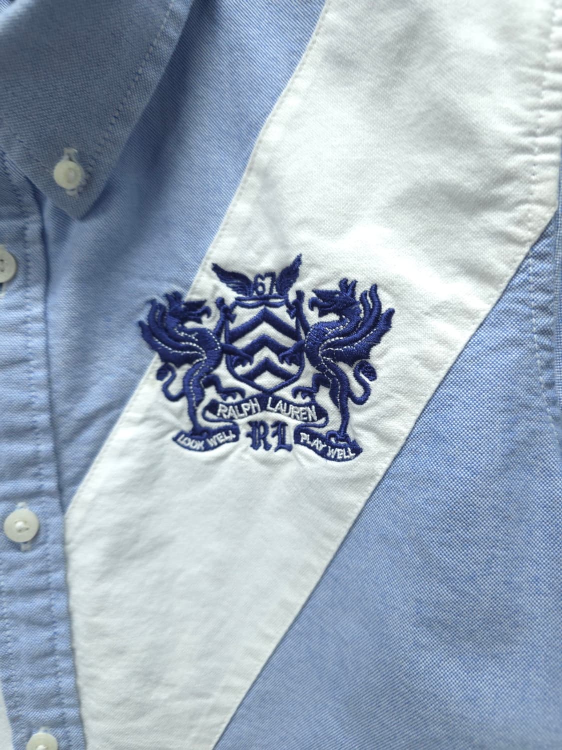 랄프로렌 RL자수 옥스포드 셔츠 (여성44~44반) 상품이미지4