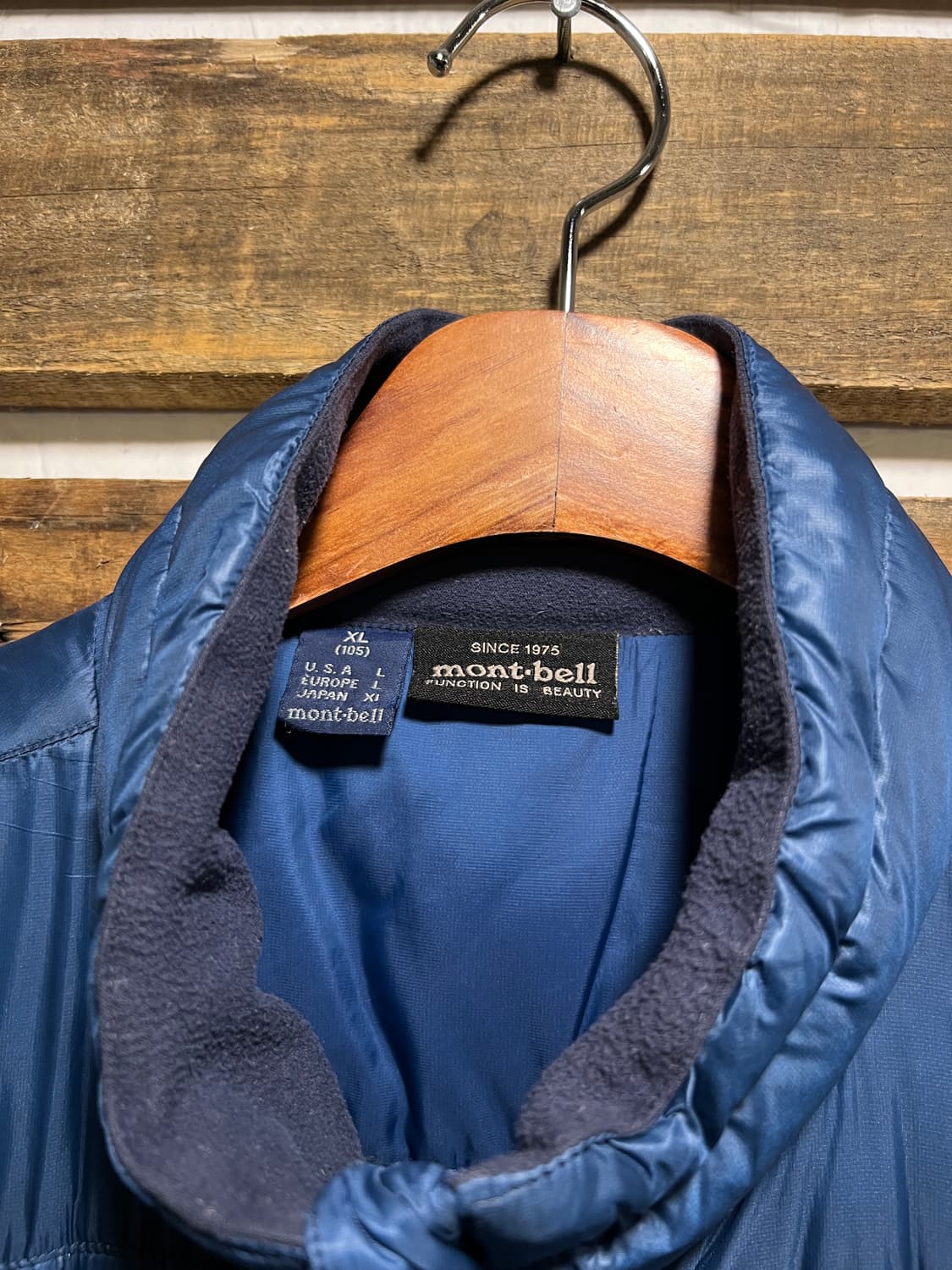 [XL]00's mont-bell 몽벨 PERTEX 패커블 다운 베스트 상품이미지2