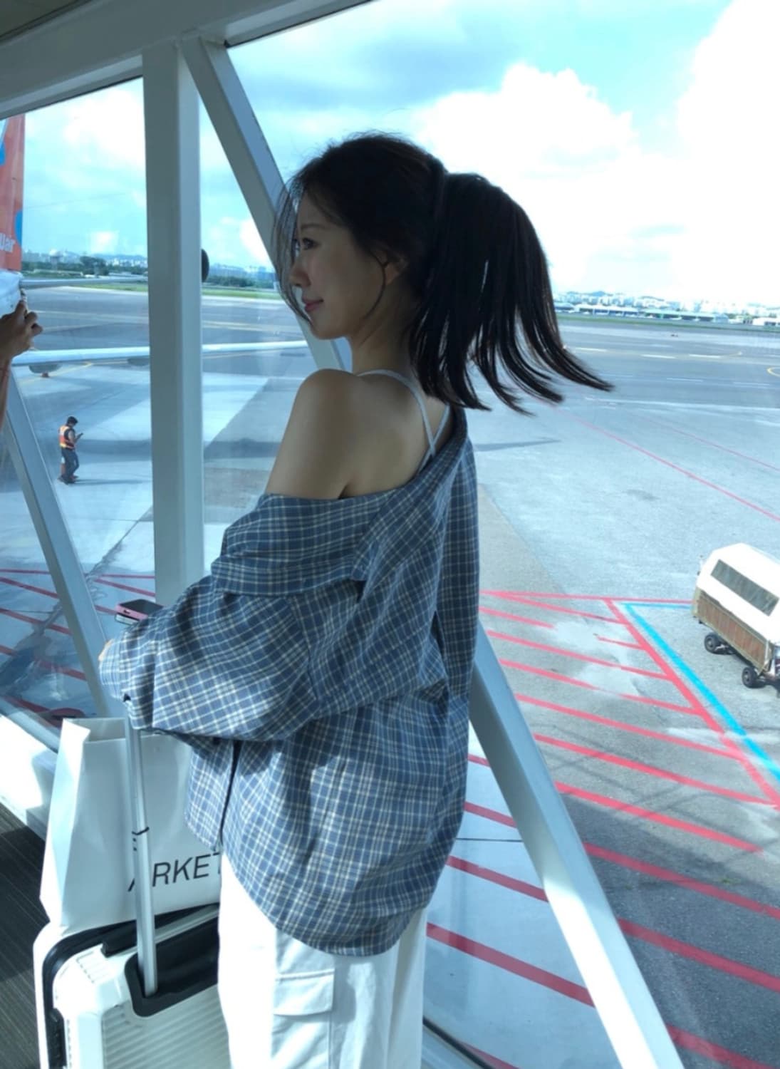 파운더스 체크 셔츠 상품이미지3